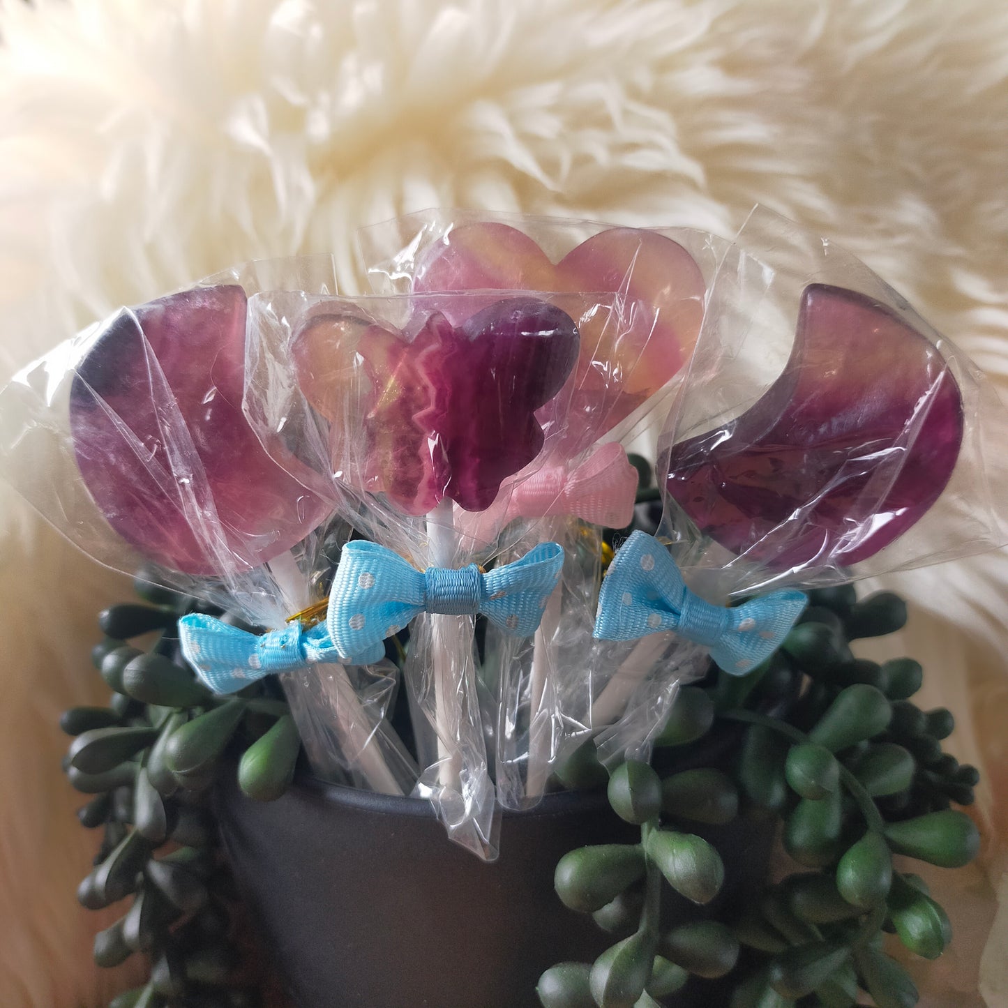 Fluorite Lollipops