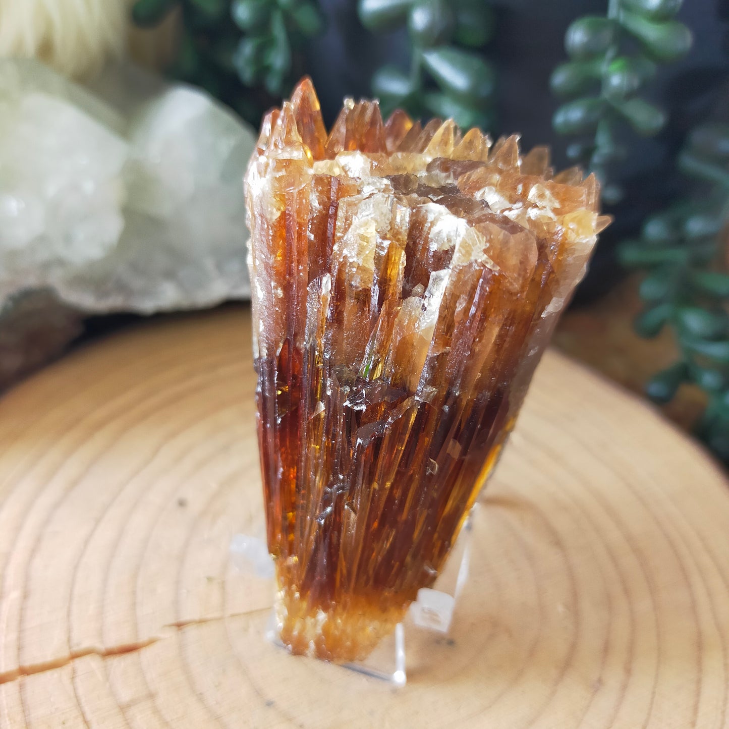 Amber Calcite Specimen