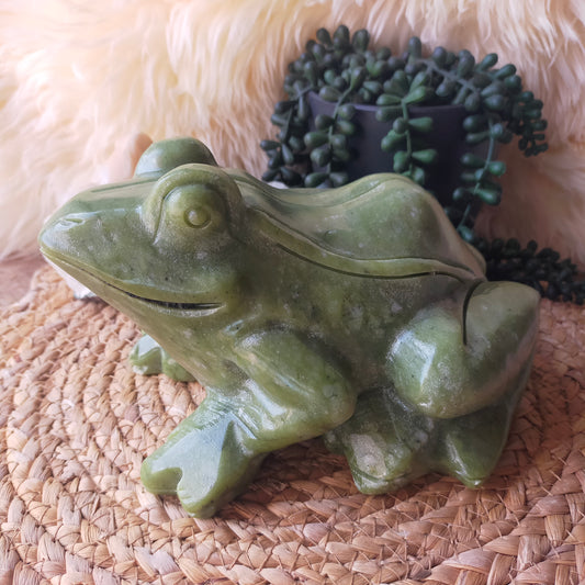 Large Green Jade Frog