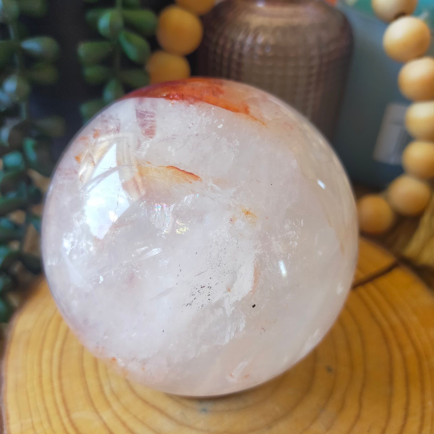 Fire Quartz Sphere