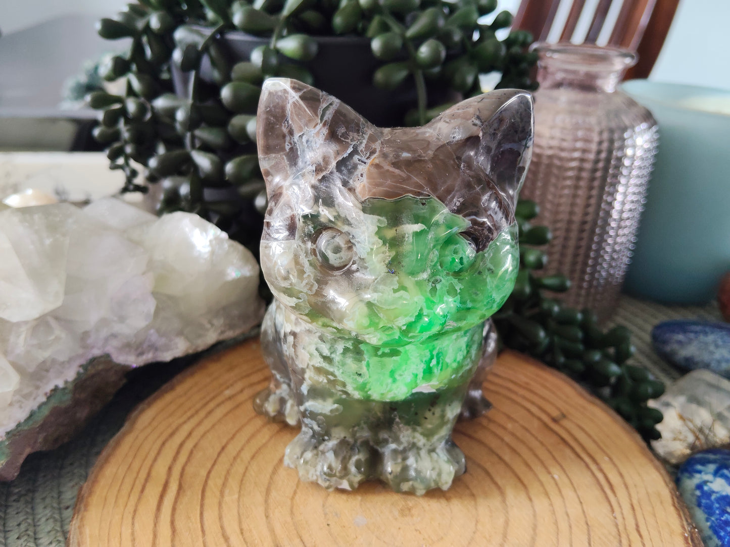 Volcano Agate Cat