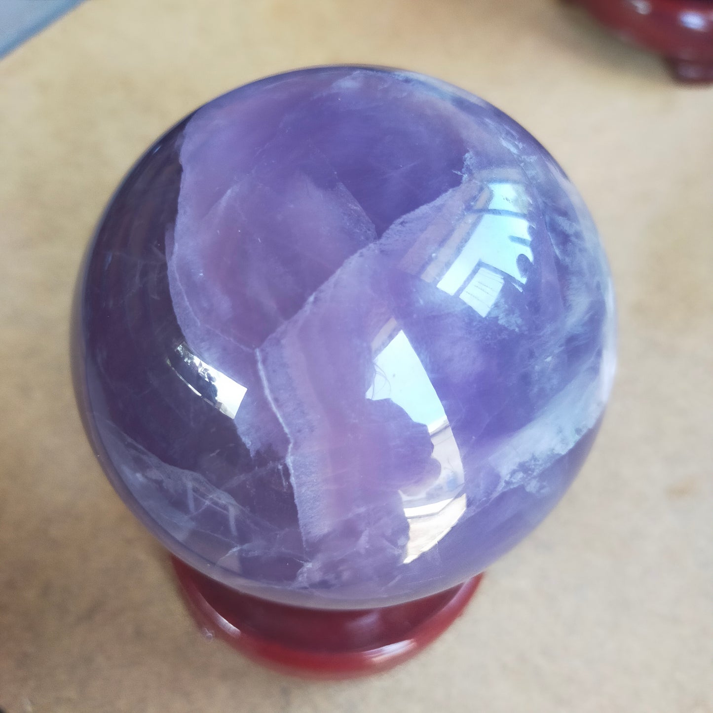 Lavender Fluorite Sphere