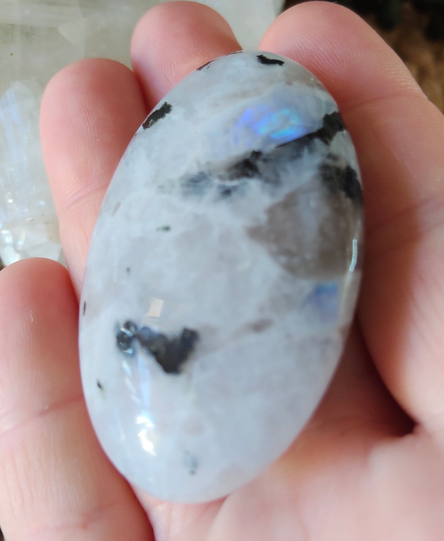 Rainbow Moonstone Palmstones