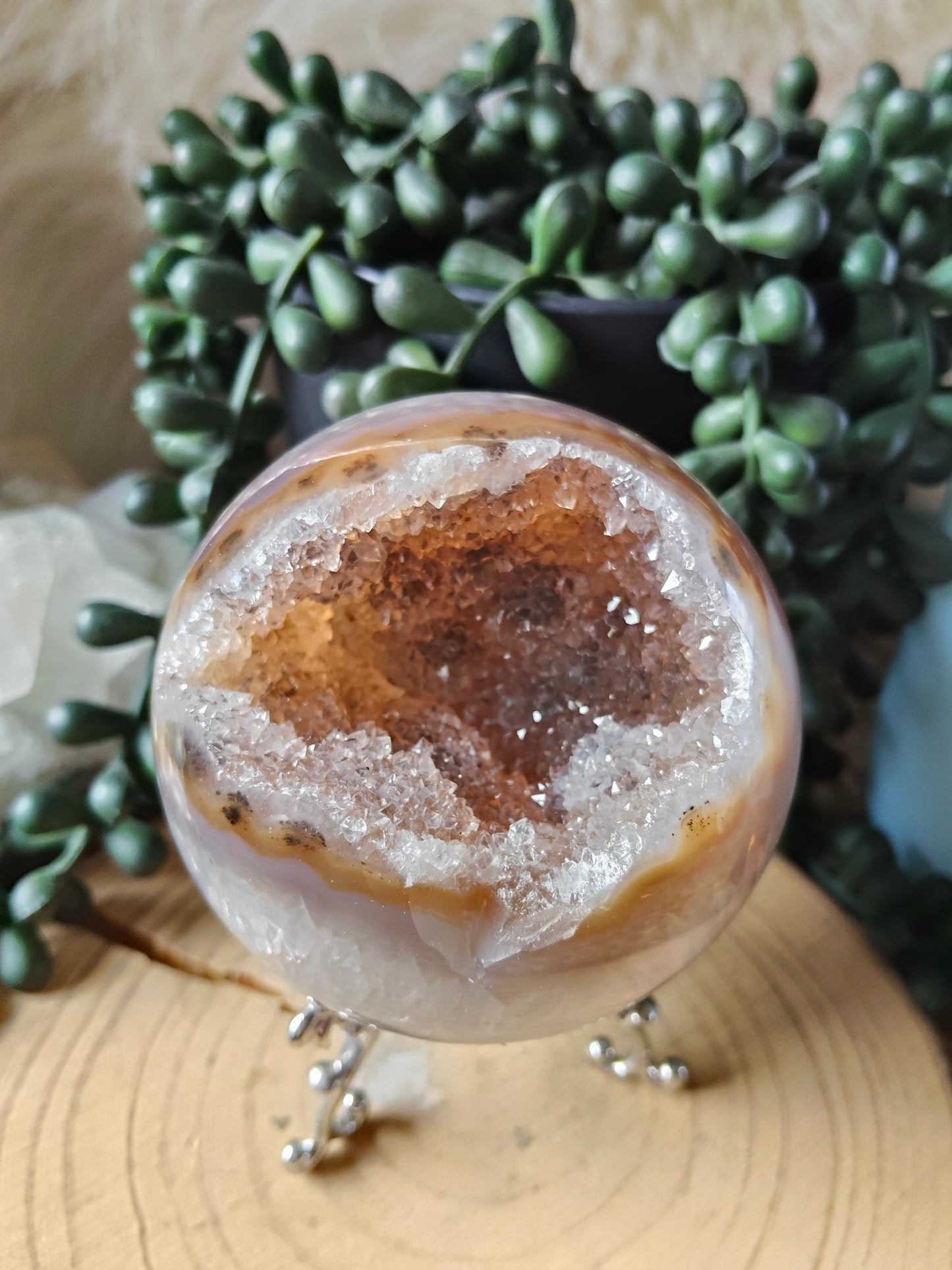 Sparkly Druzy Agate Spheres