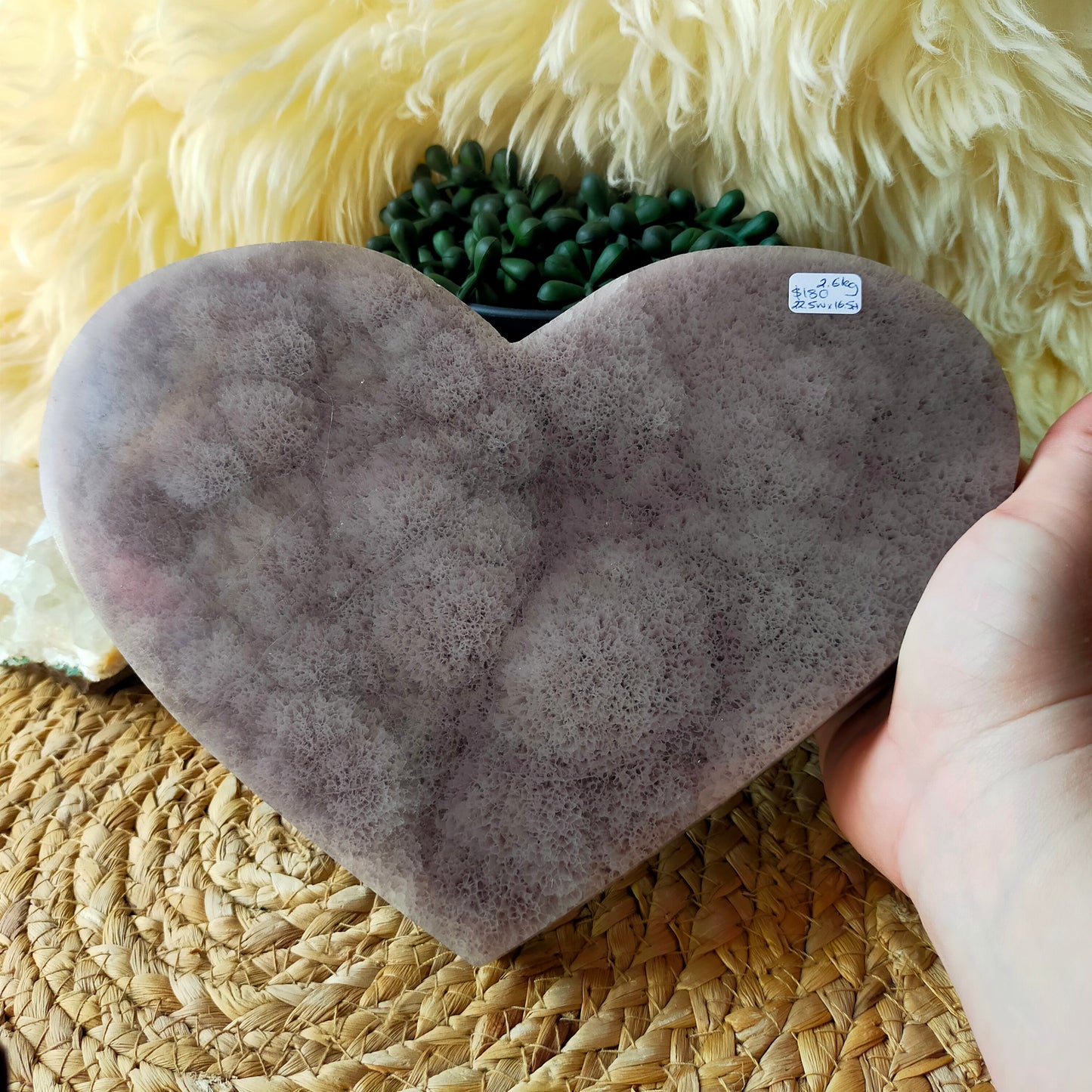 Large Fluorite Heart