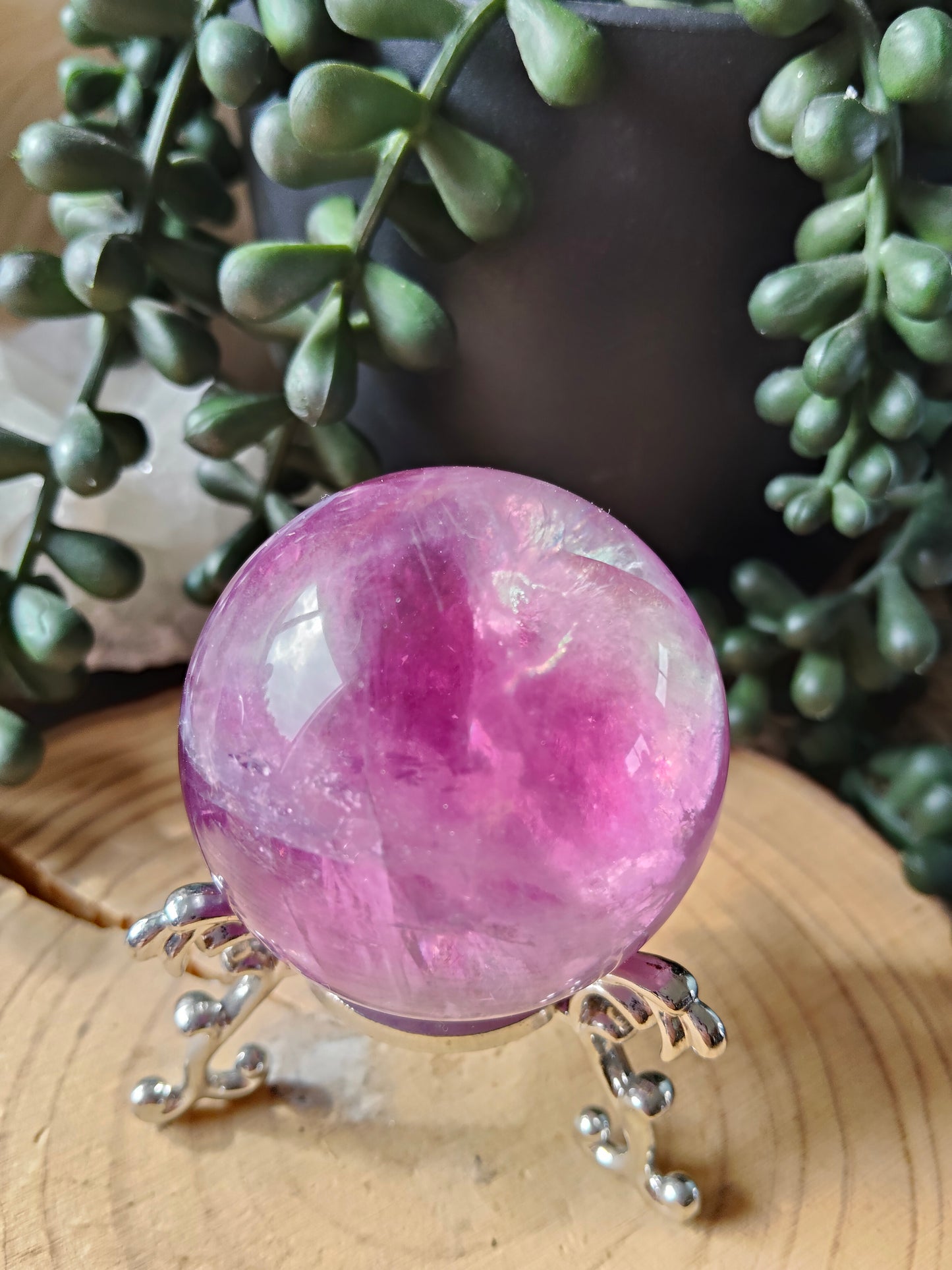 Gorgeous Purple/Pink Fluorite Spheres