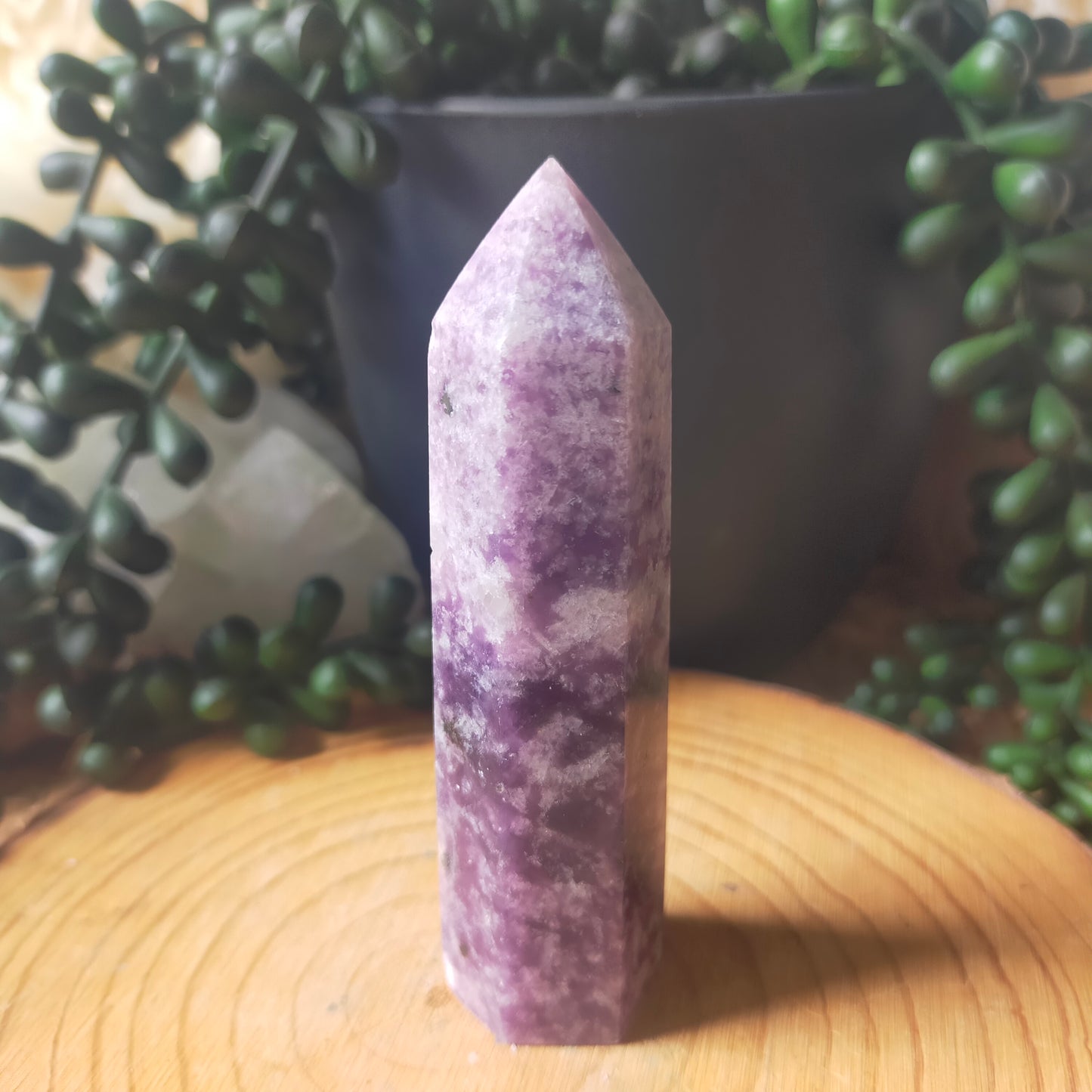 Lepidolite Points