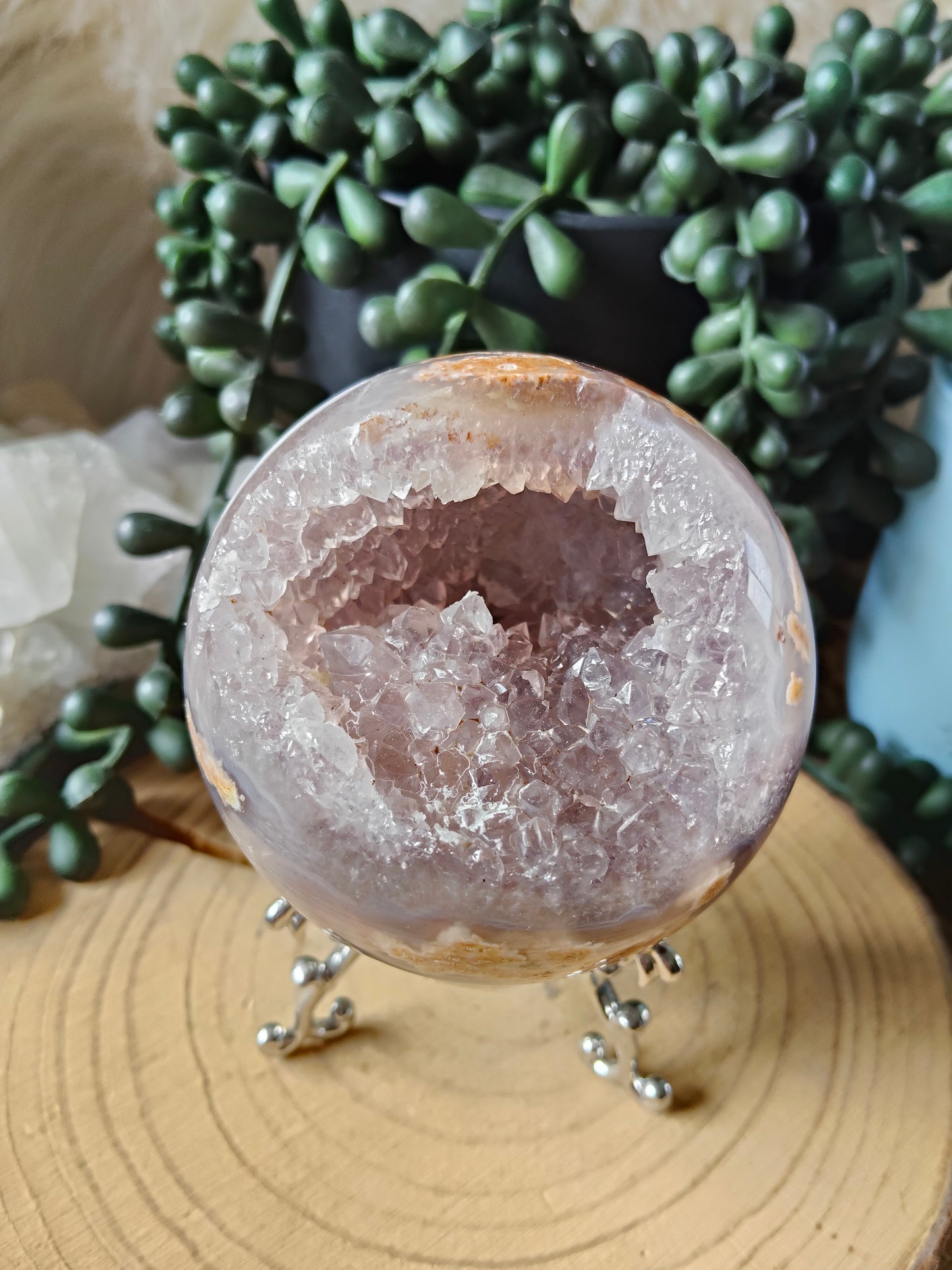 Sparkly Druzy Agate Spheres