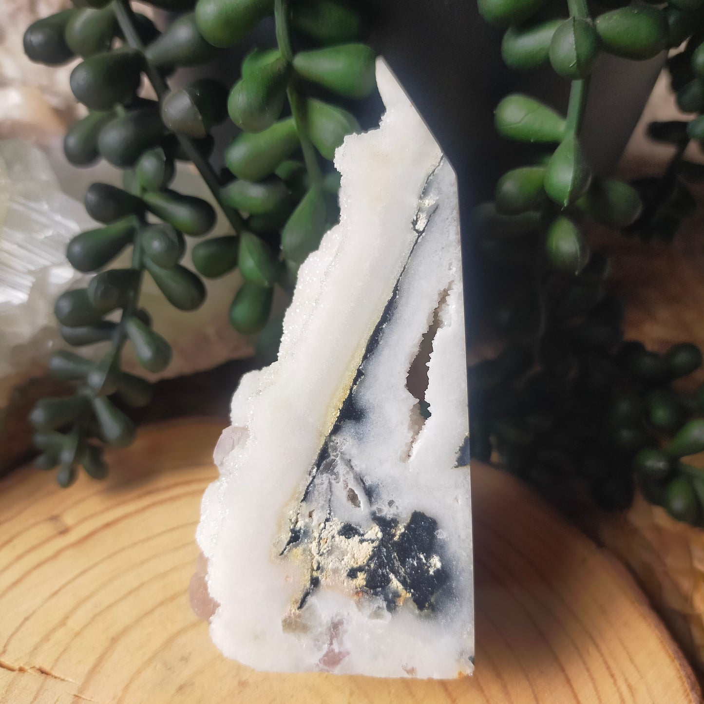 Sugar Fluorite Point