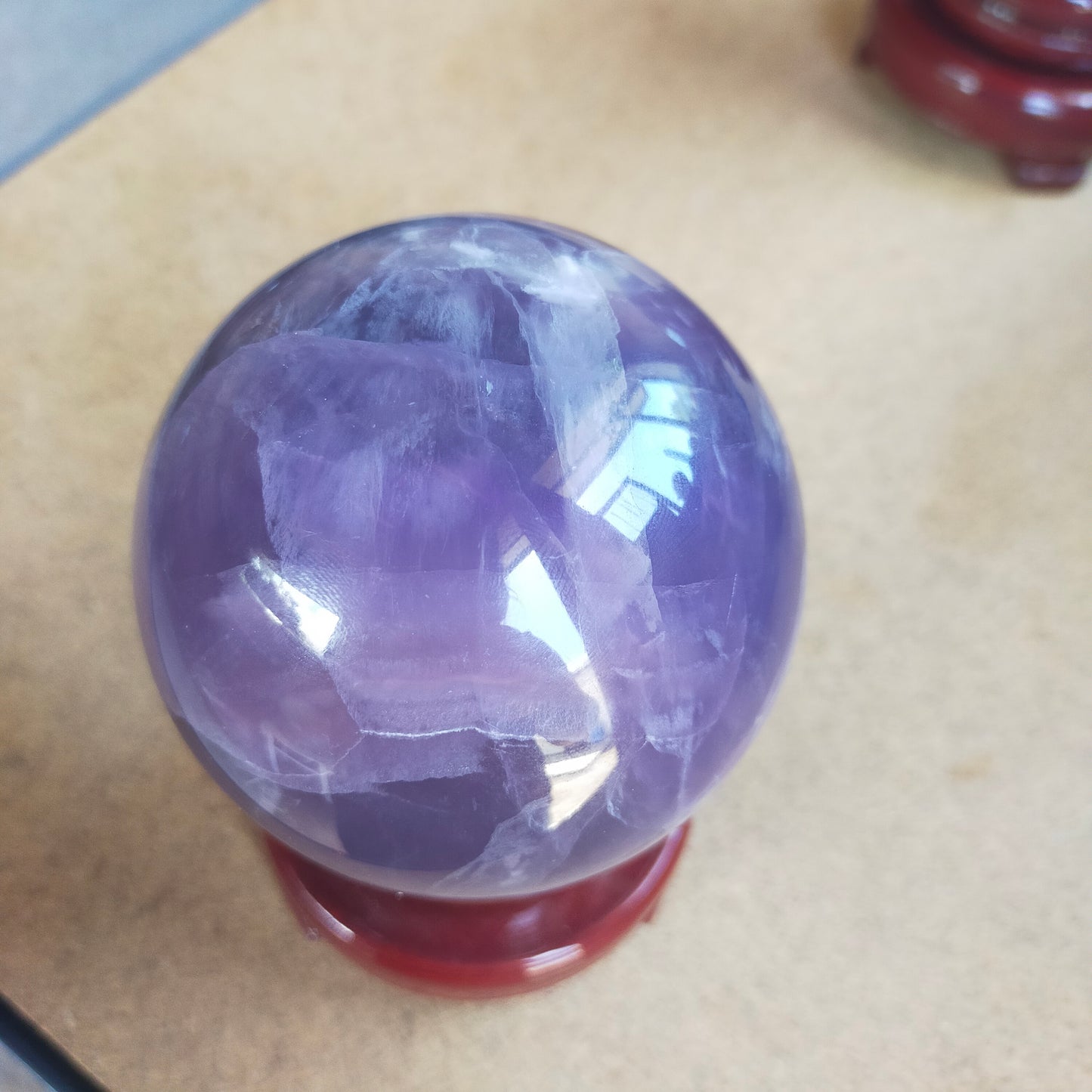 Lavender Fluorite Sphere