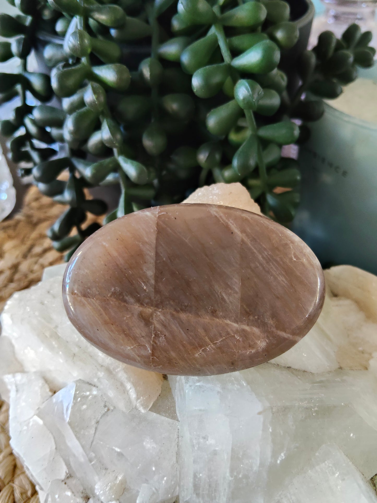 Peach Moonstone Palmstones
