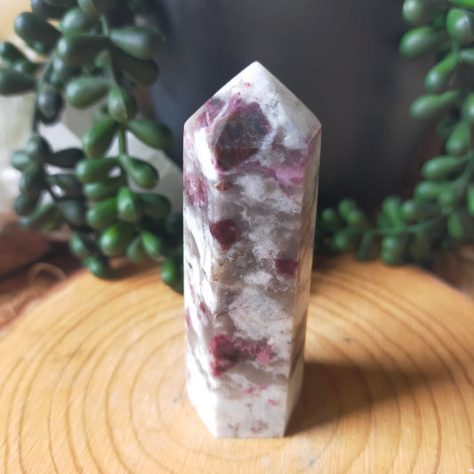 Plum Tourmaline Point
