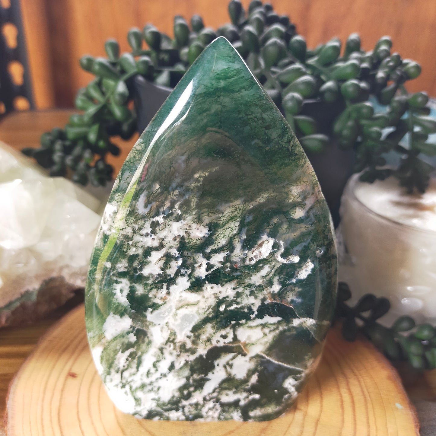 Moss Agate Freeform