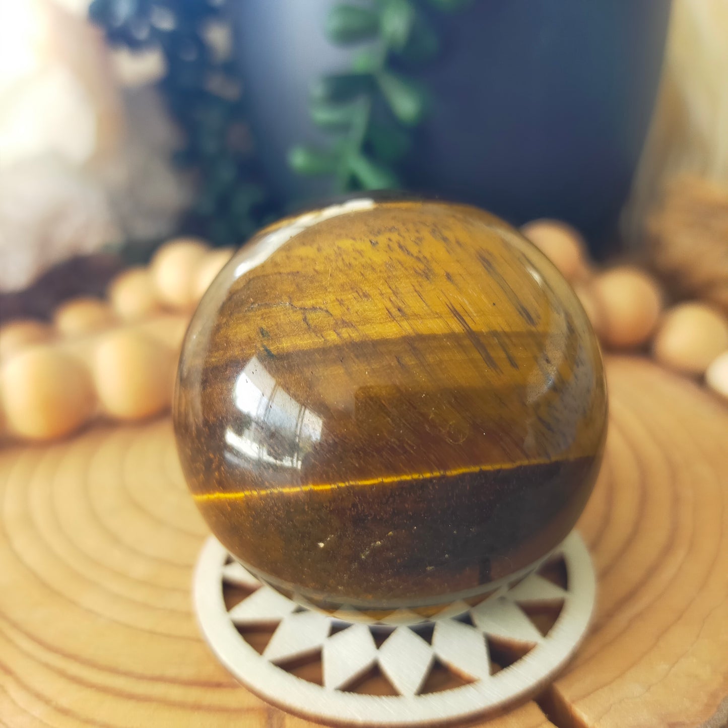 Tiger's Eye Spheres