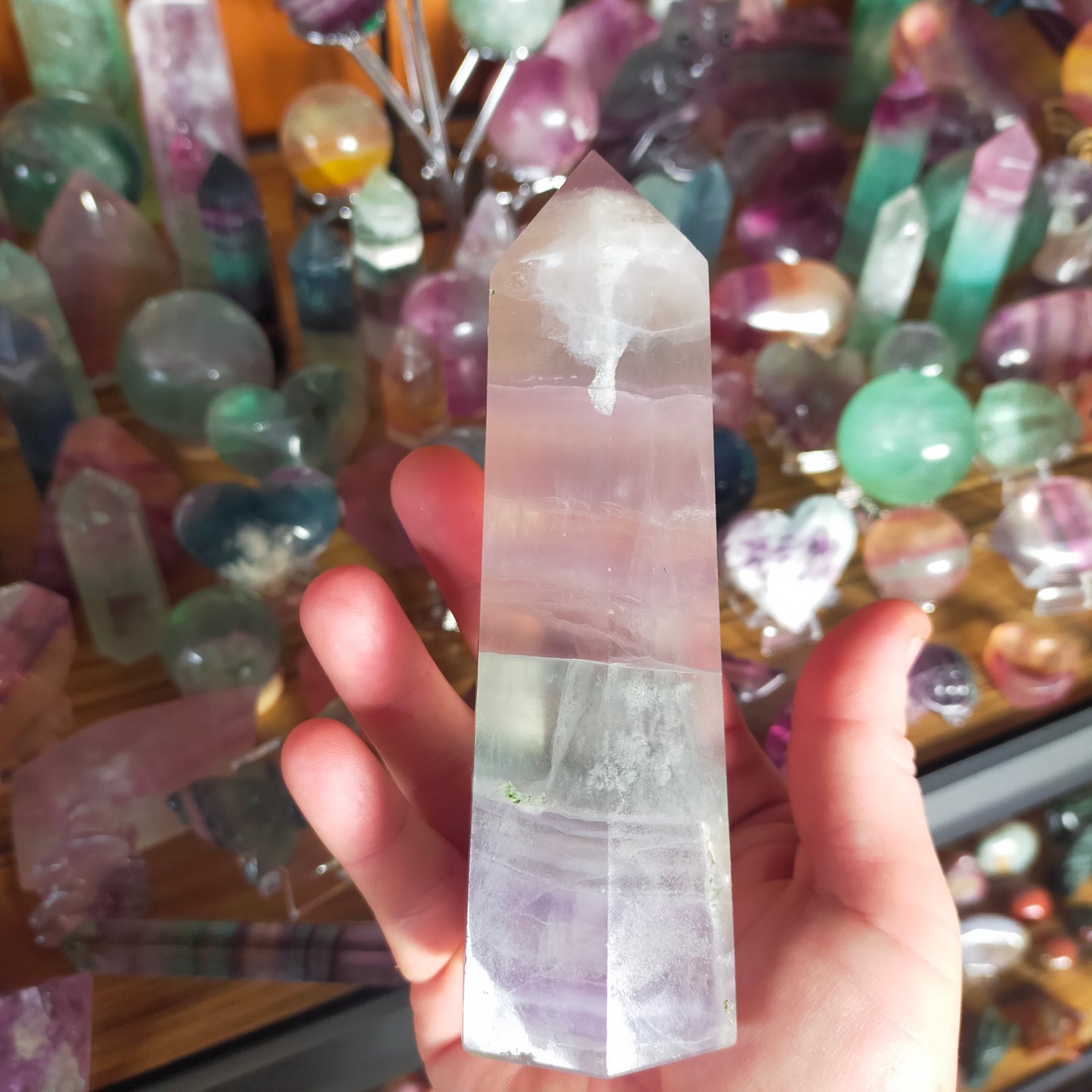 Lavender Fluorite Tower