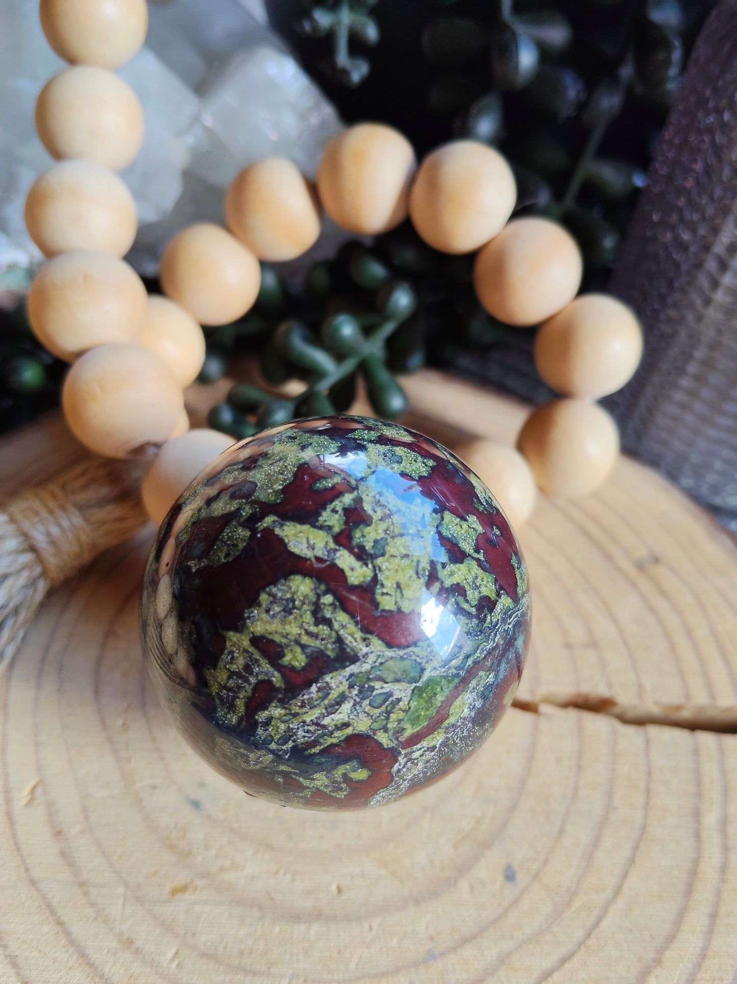 Dragon Blood Stone Sphere