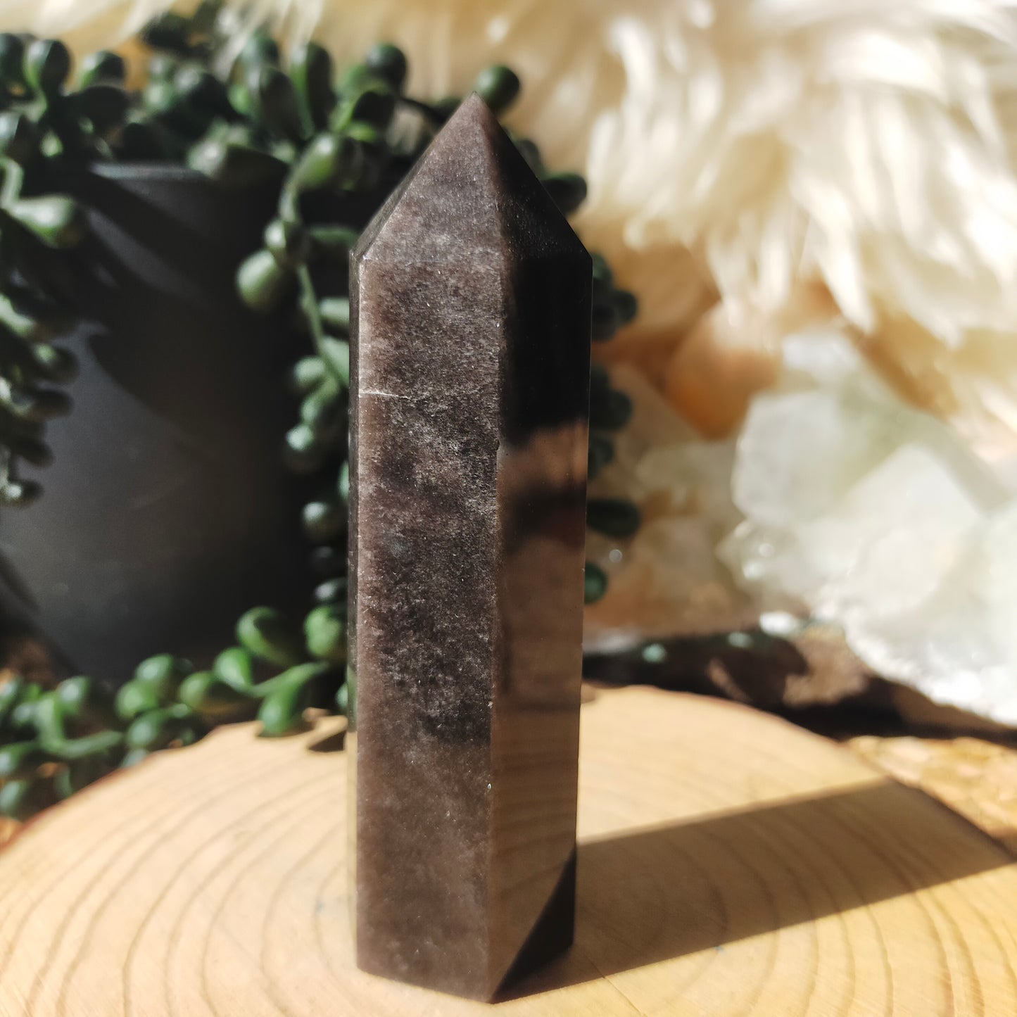 Silver Sheen Obsidian Points