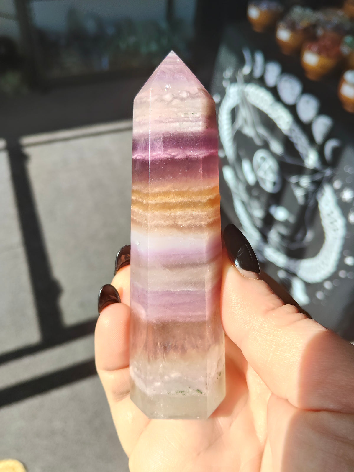 Candy Fluorite Point