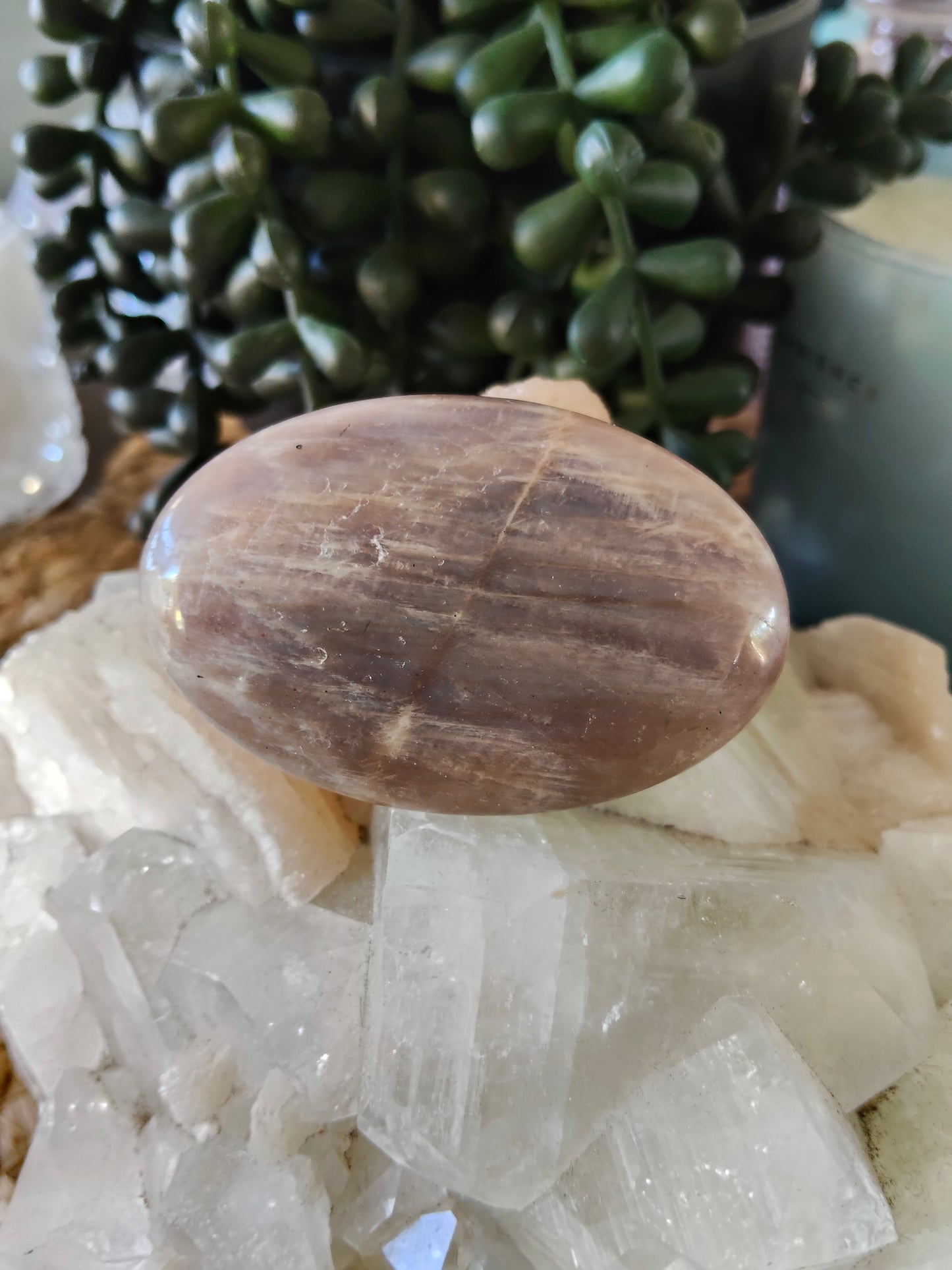 Peach Moonstone Palmstones