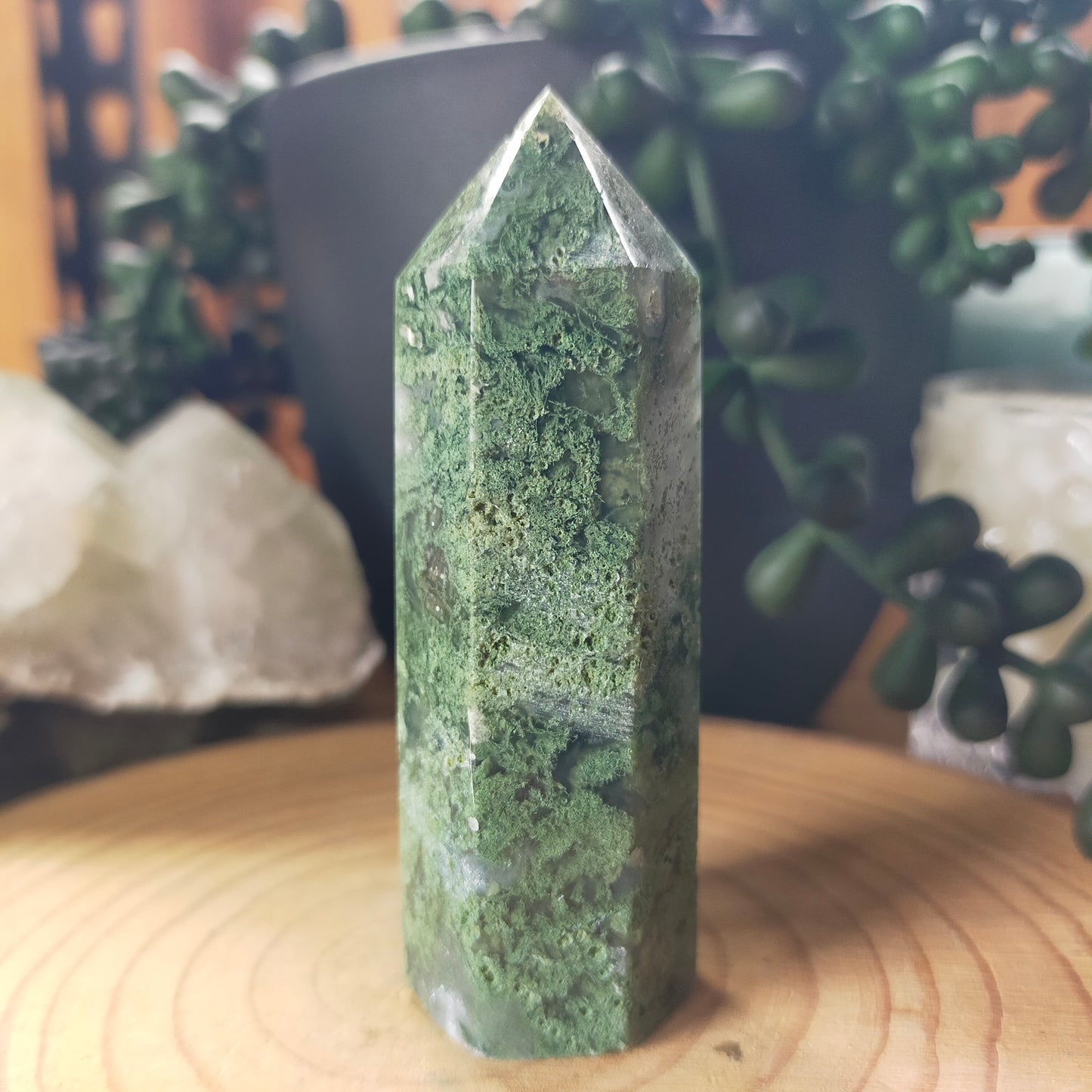 Moss Agate Points