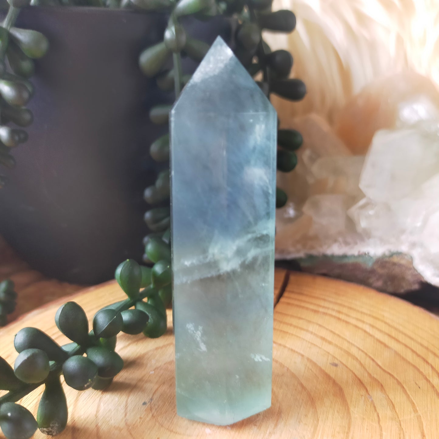 Blue/Green Fluorite Points