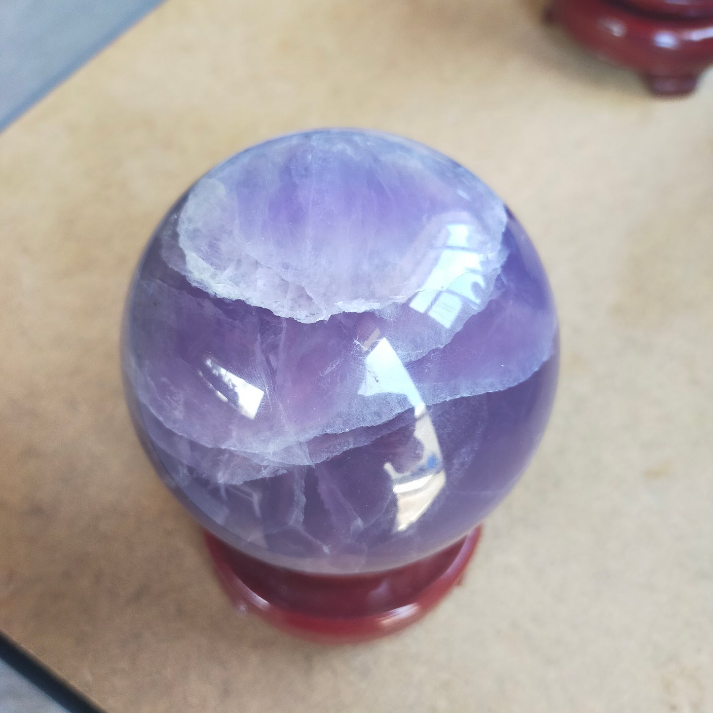 Lavender Fluorite Sphere