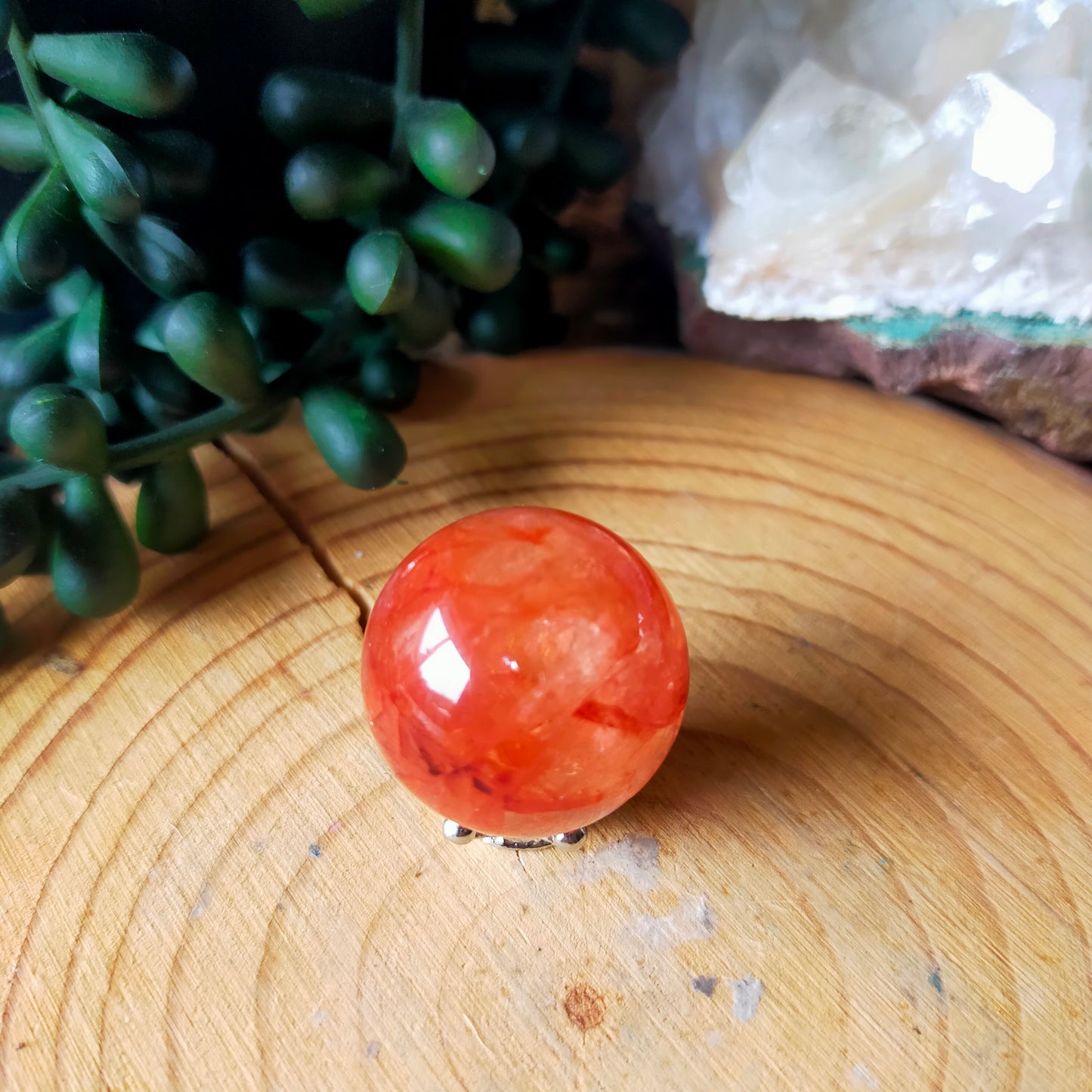 Mini Fire Quartz Spheres