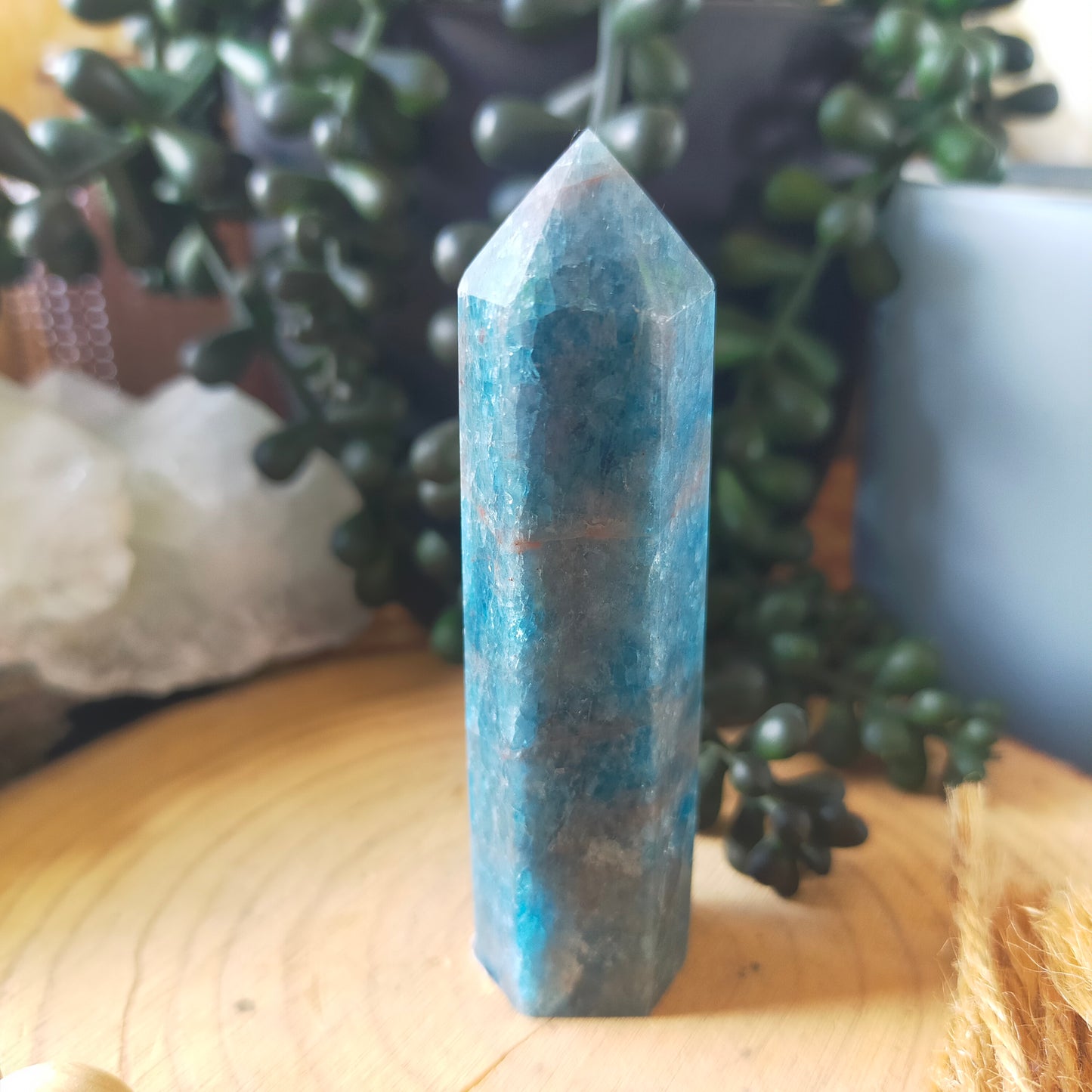 Blue Apatite Point