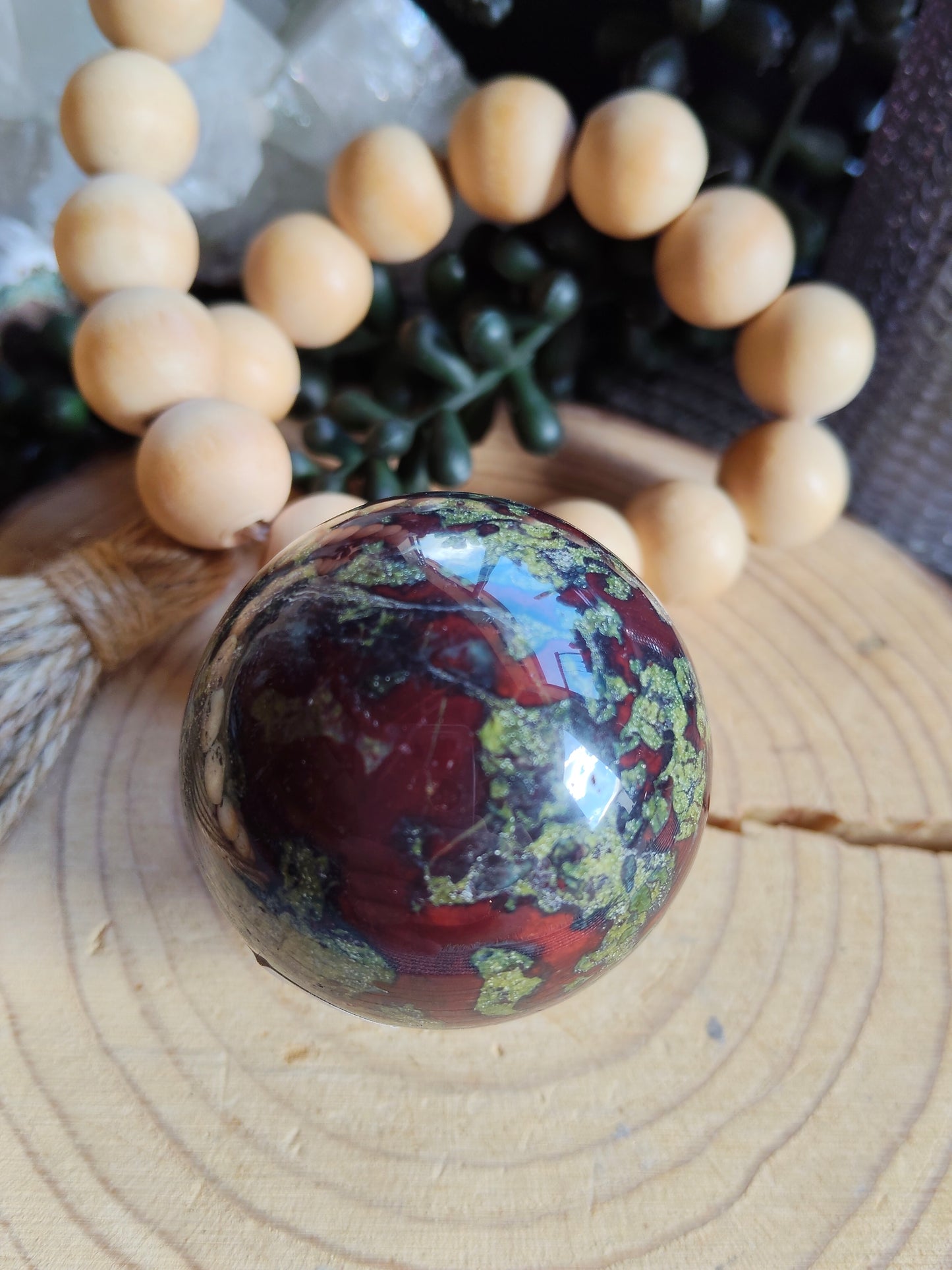 Dragon Blood Stone Sphere