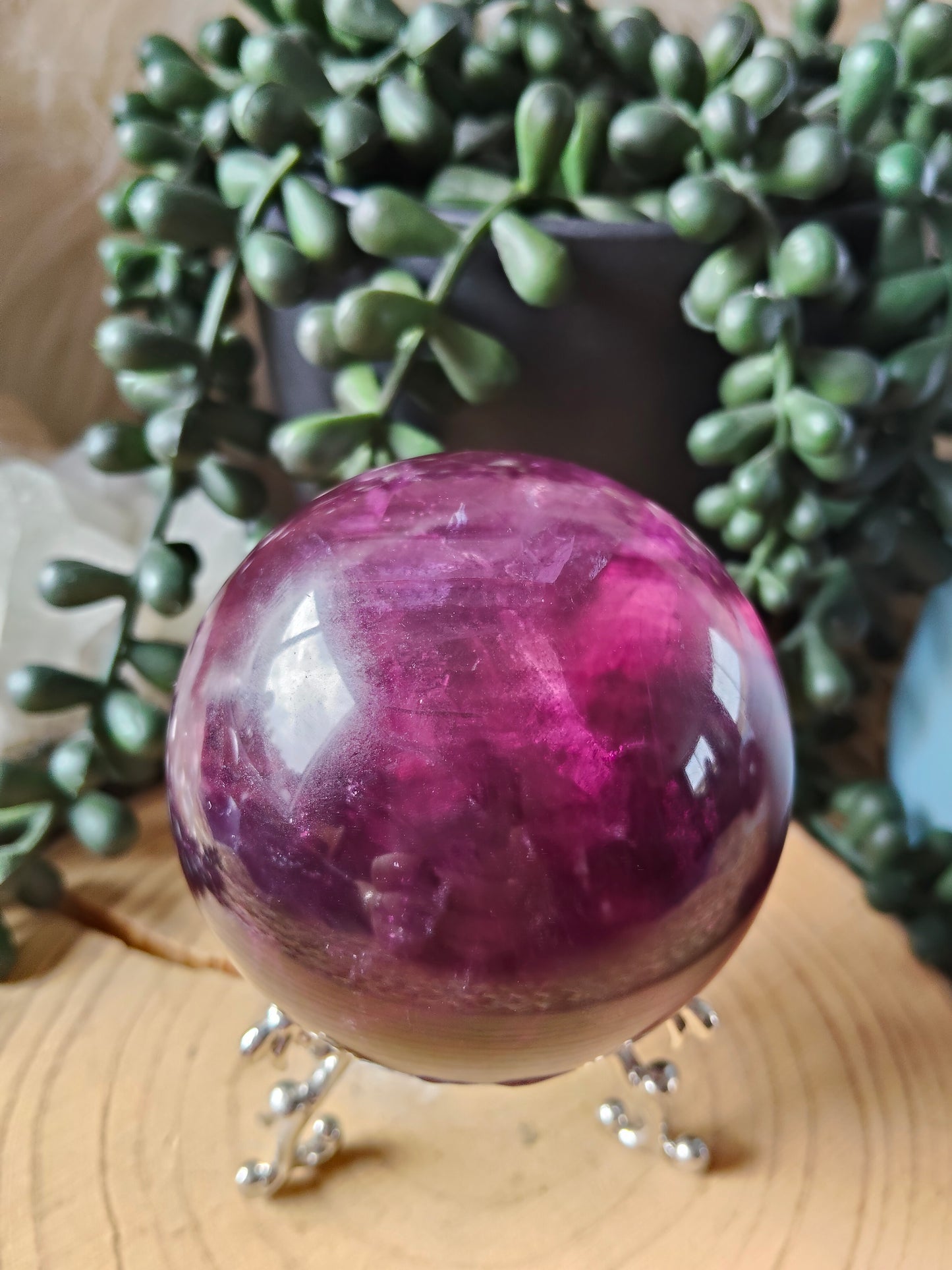 Gorgeous Purple/Pink Fluorite Spheres