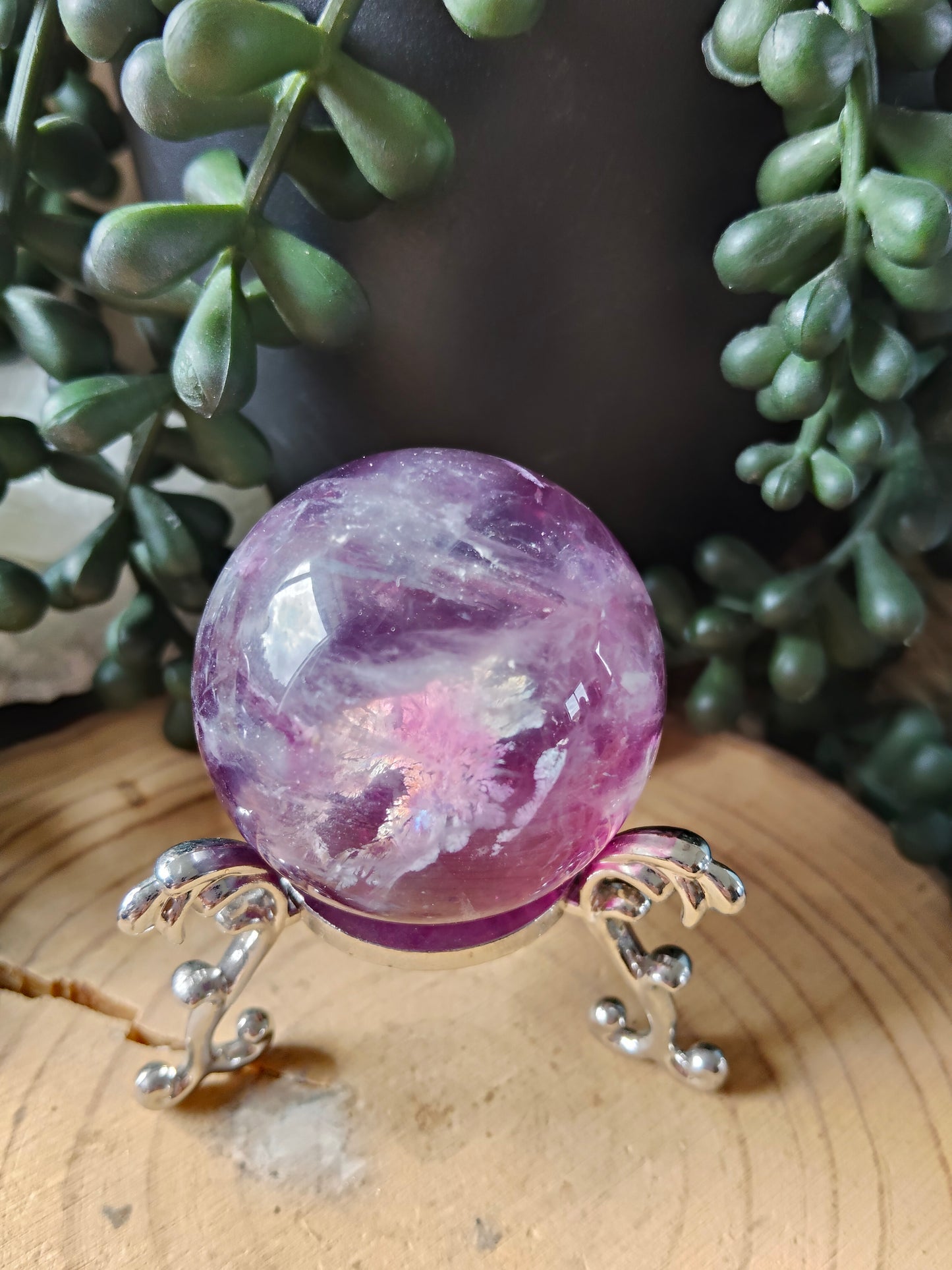 Gorgeous Purple/Pink Fluorite Spheres