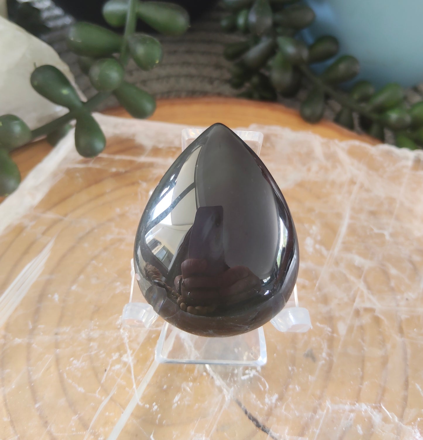 Rainbow Obsidian Teardrops