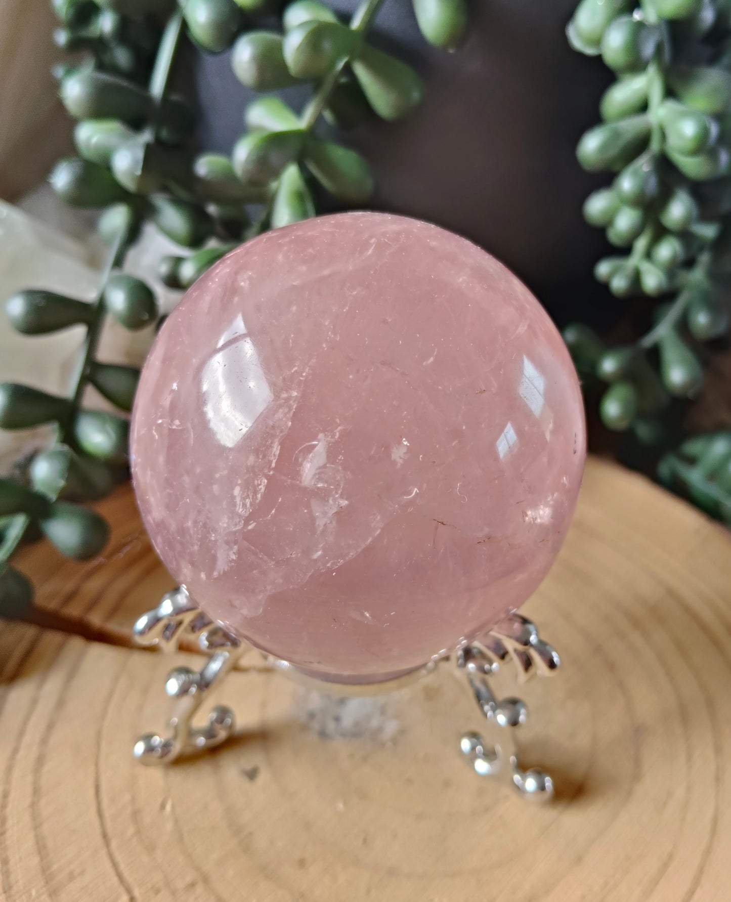 Asterism Rose Quartz Spheres