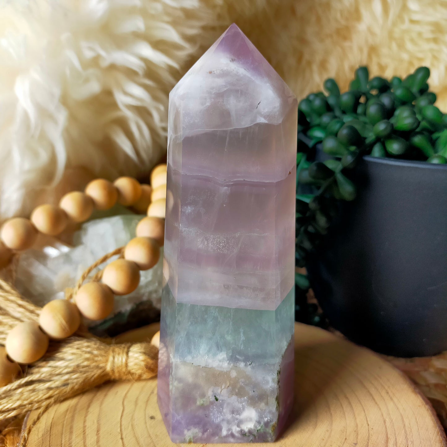 Lavender Fluorite Tower