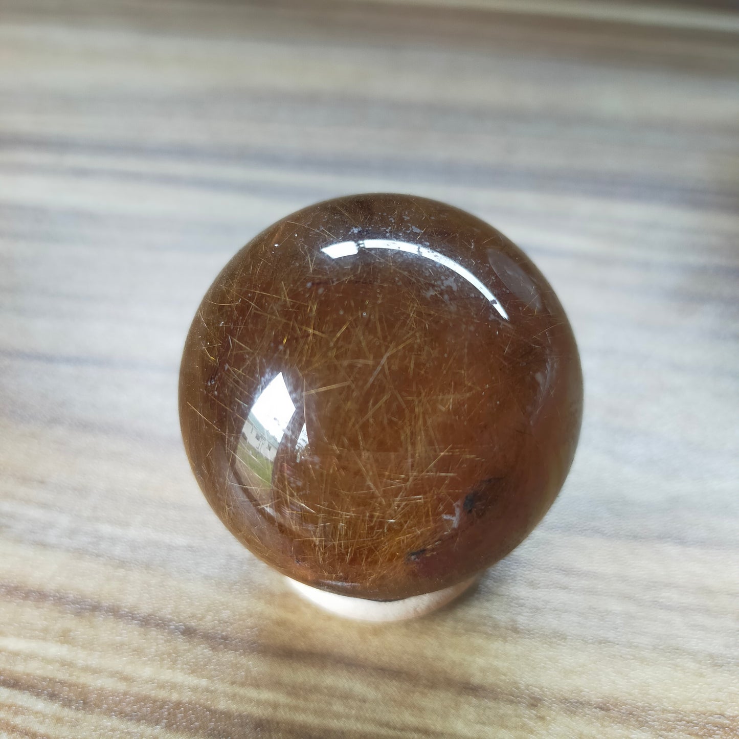 Golden Rutile Quartz Sphere