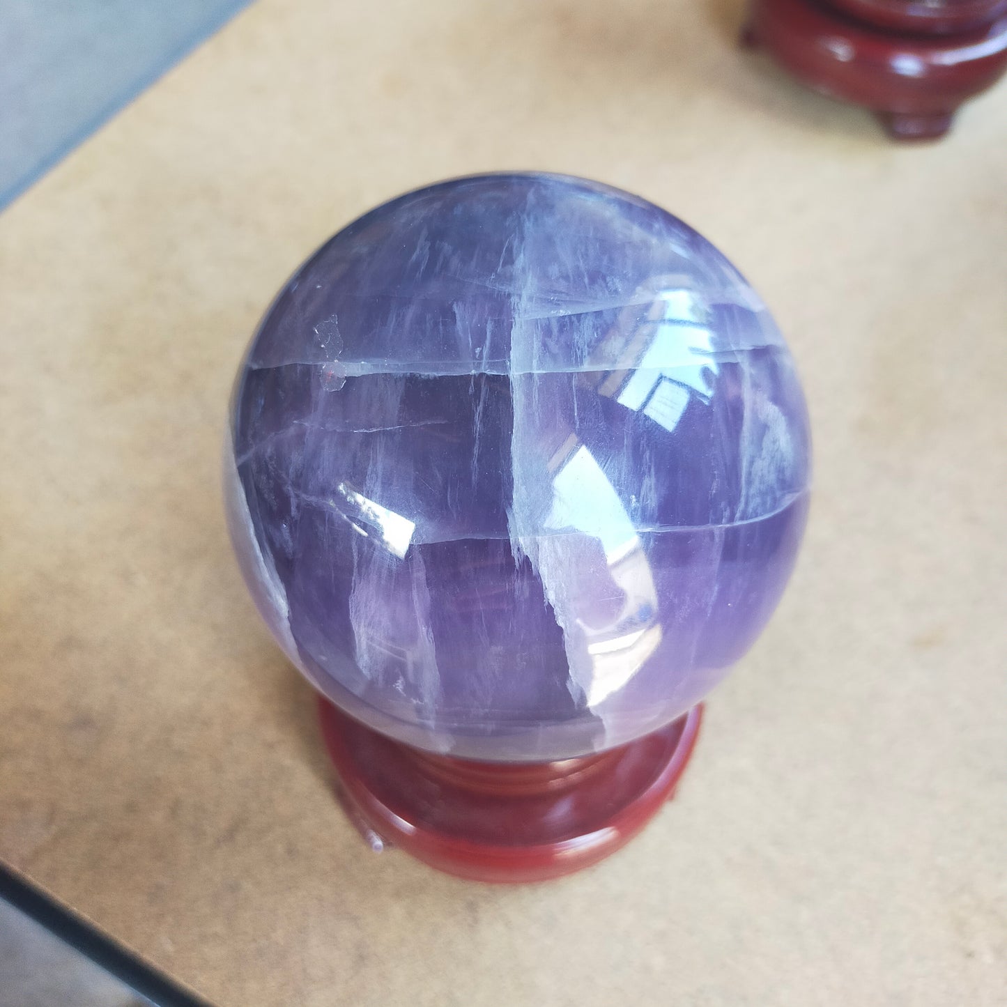 Lavender Fluorite Sphere