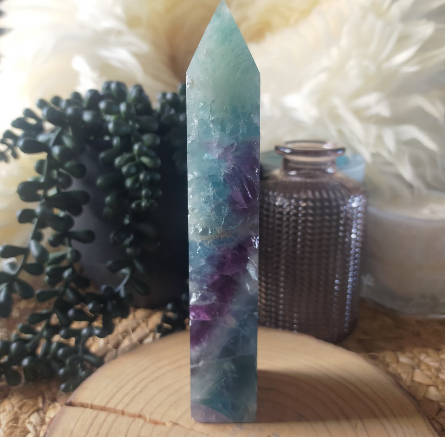 Feather Fluorite Tower