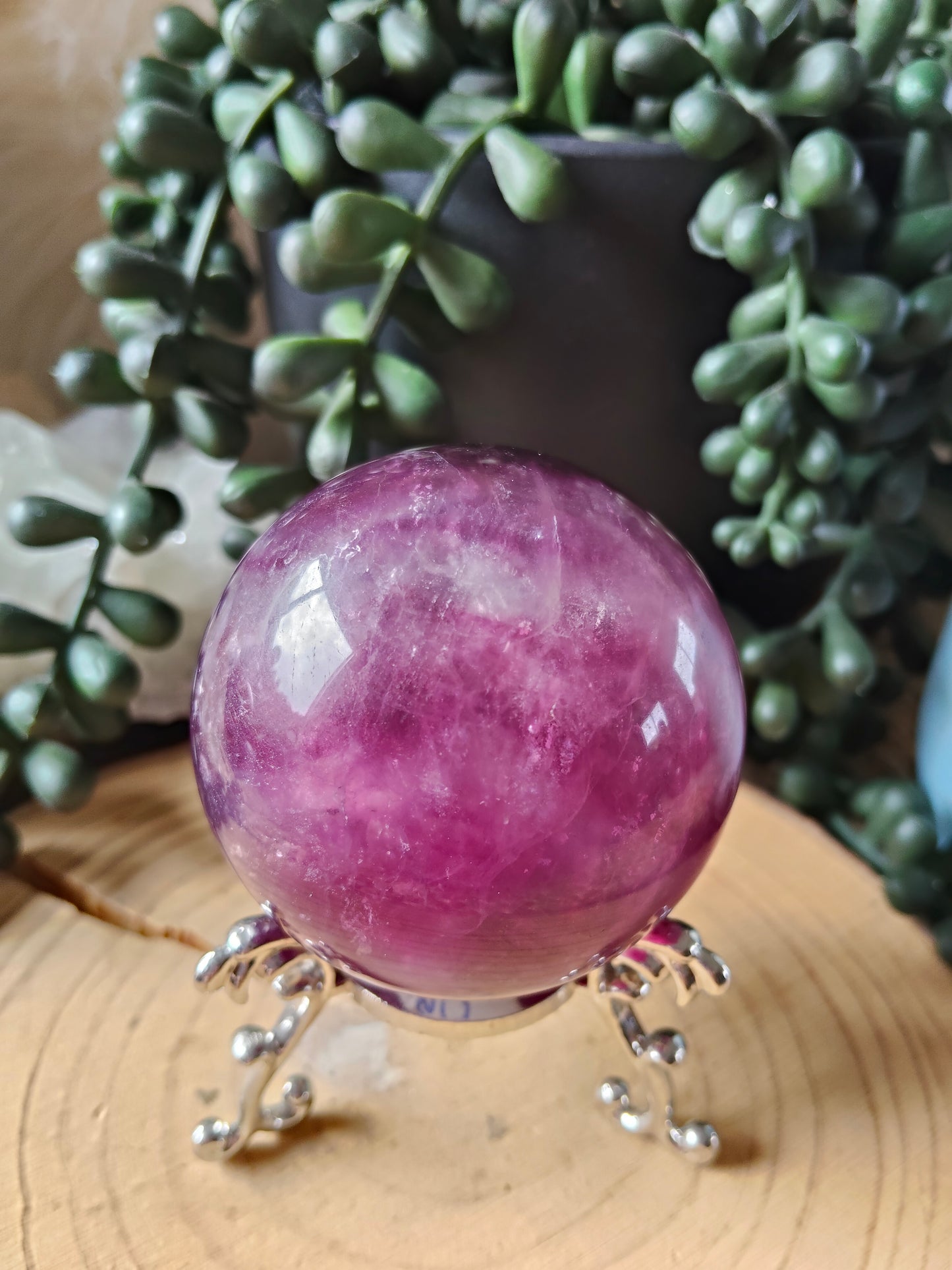 Gorgeous Purple/Pink Fluorite Spheres