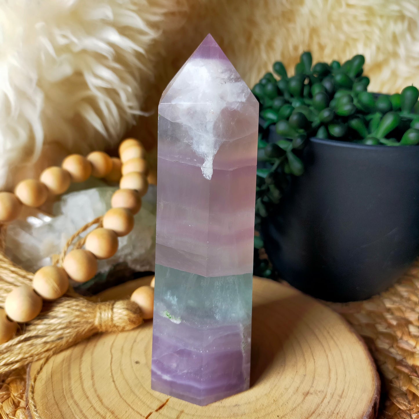 Lavender Fluorite Tower