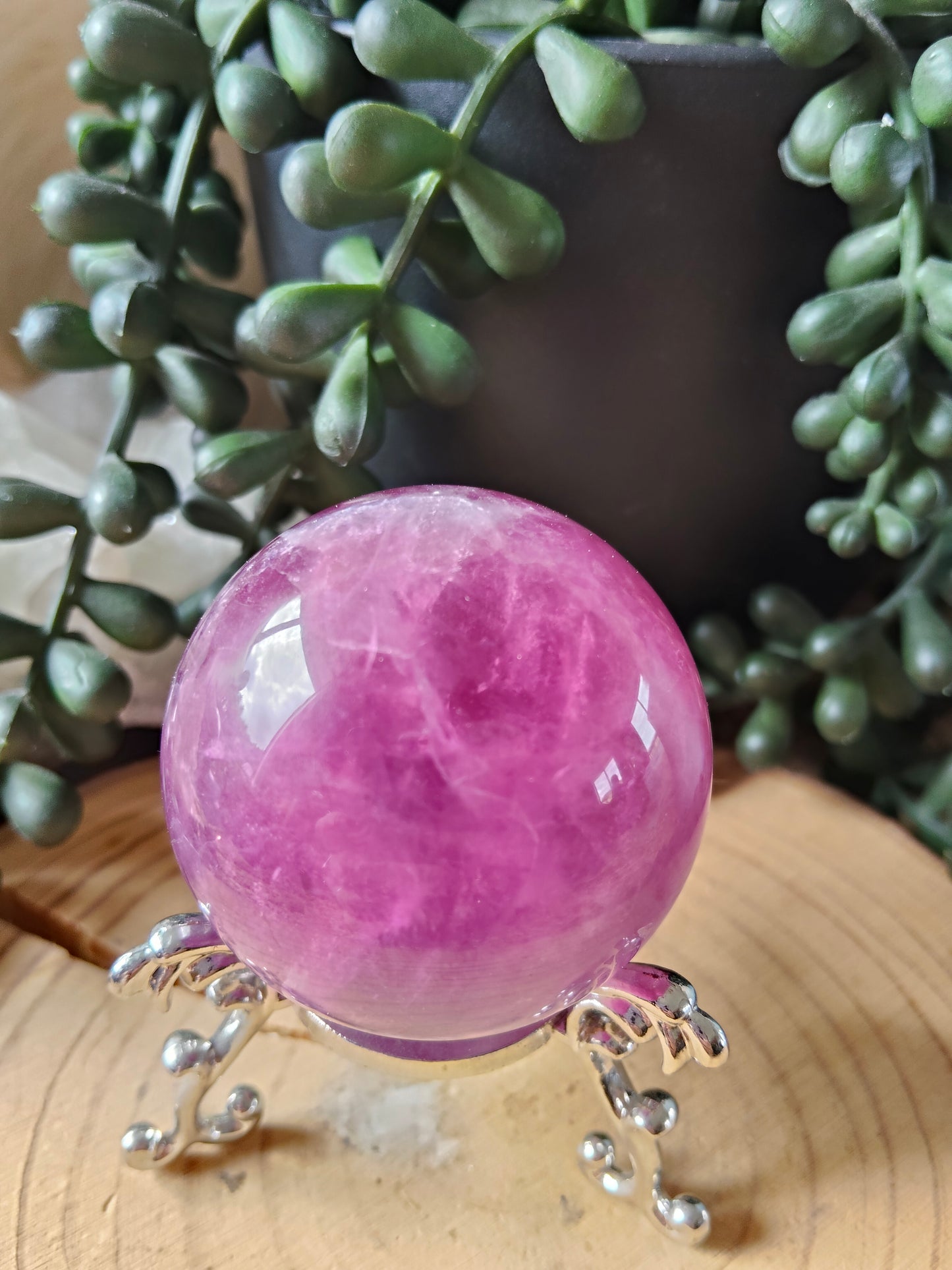 Gorgeous Purple/Pink Fluorite Spheres