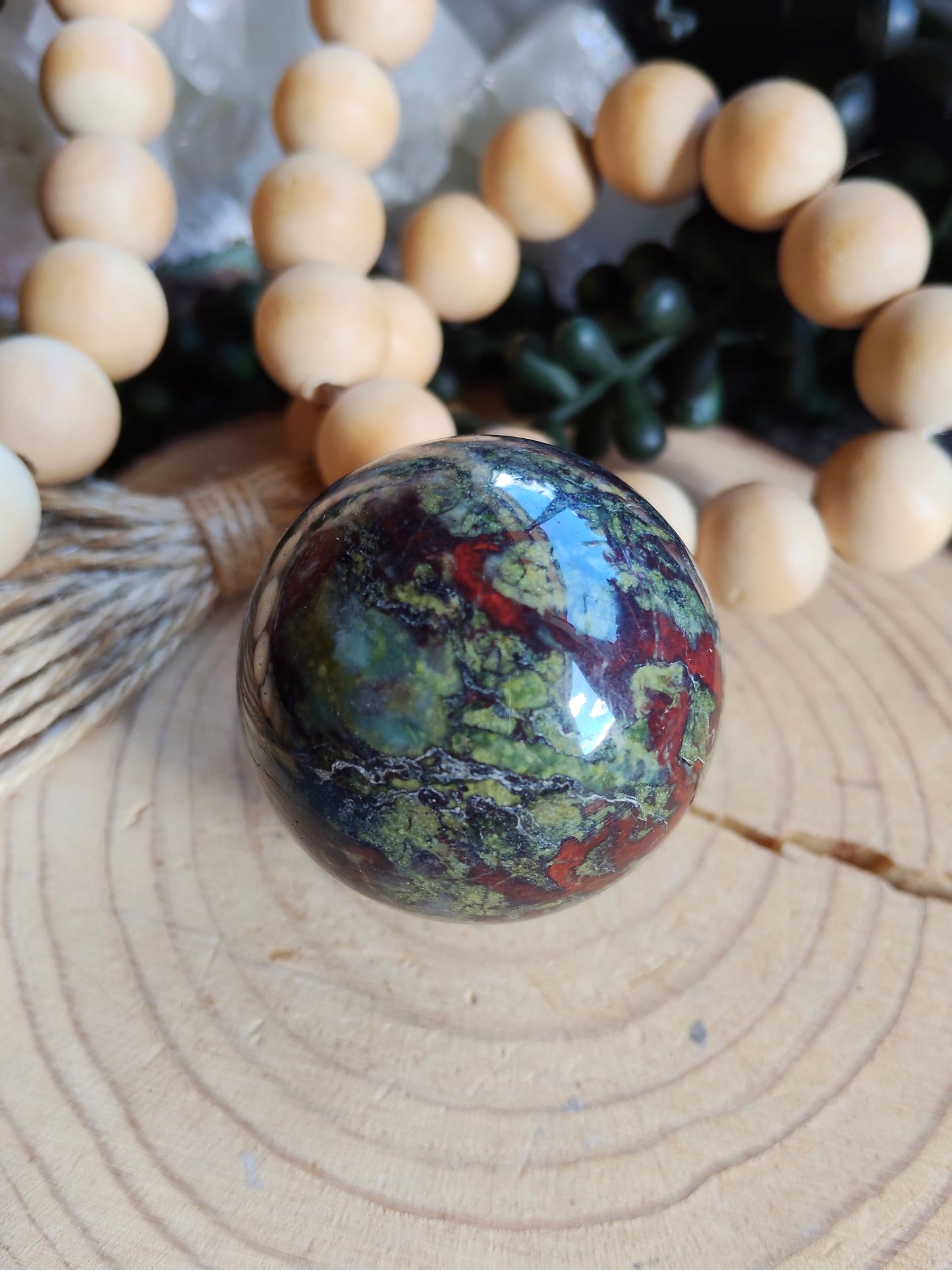 Dragon Blood Stone Sphere
