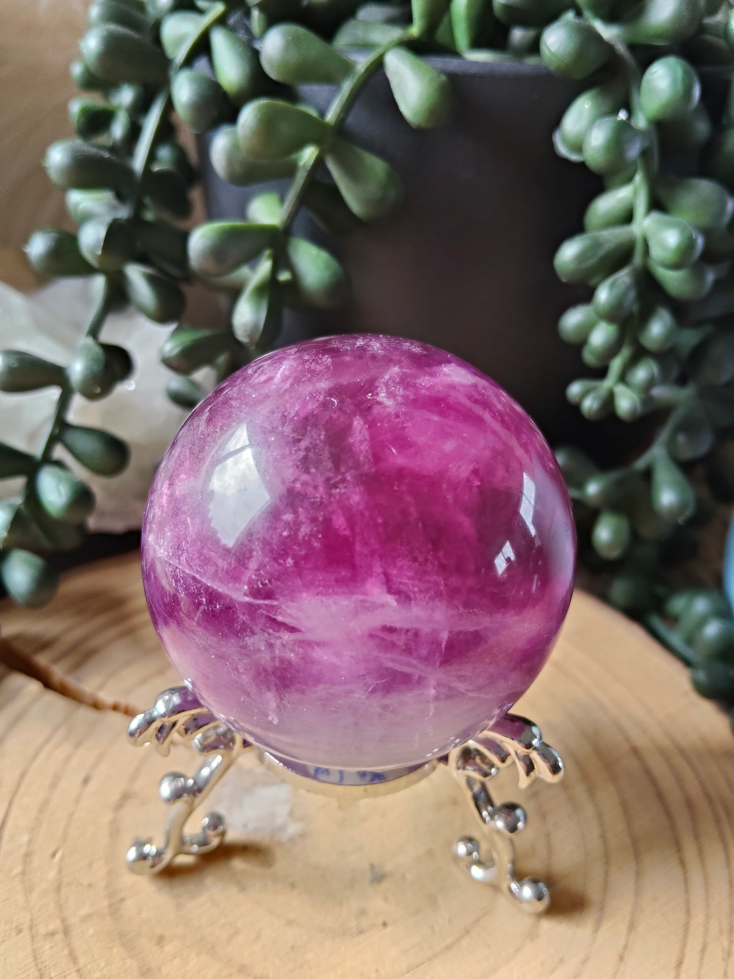 Gorgeous Purple/Pink Fluorite Spheres