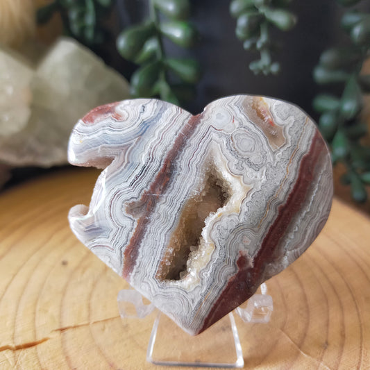 Mexican Agate Heart