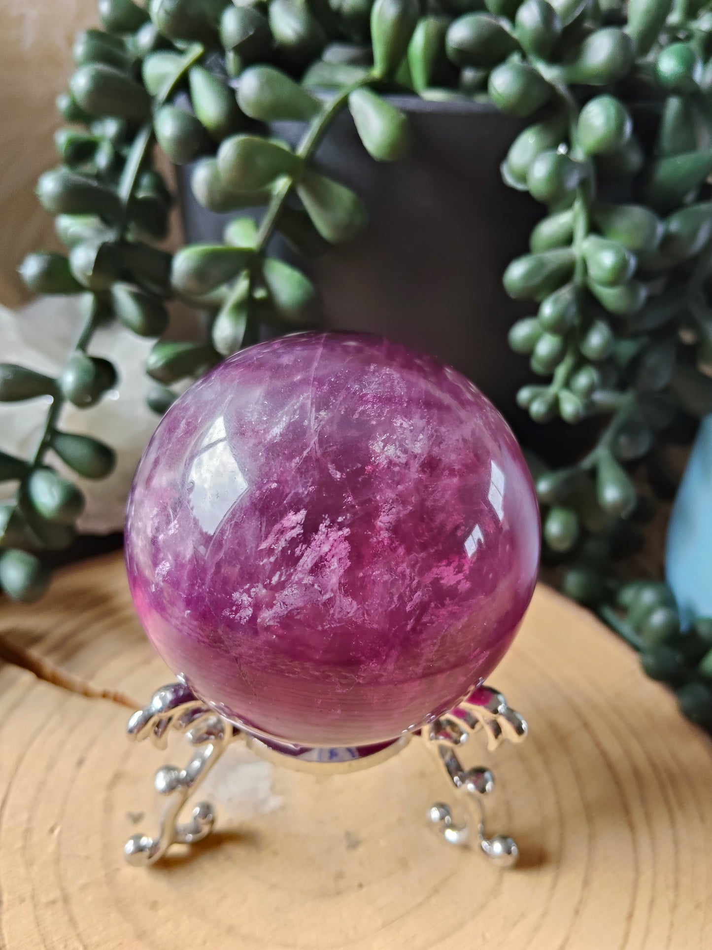 Gorgeous Purple/Pink Fluorite Spheres