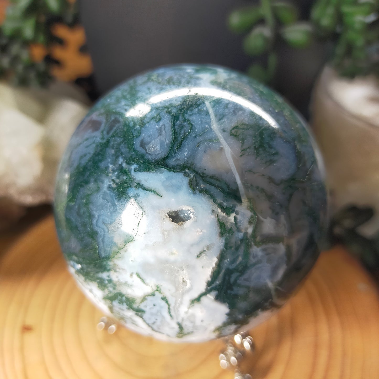 Moss Agate Sphere
