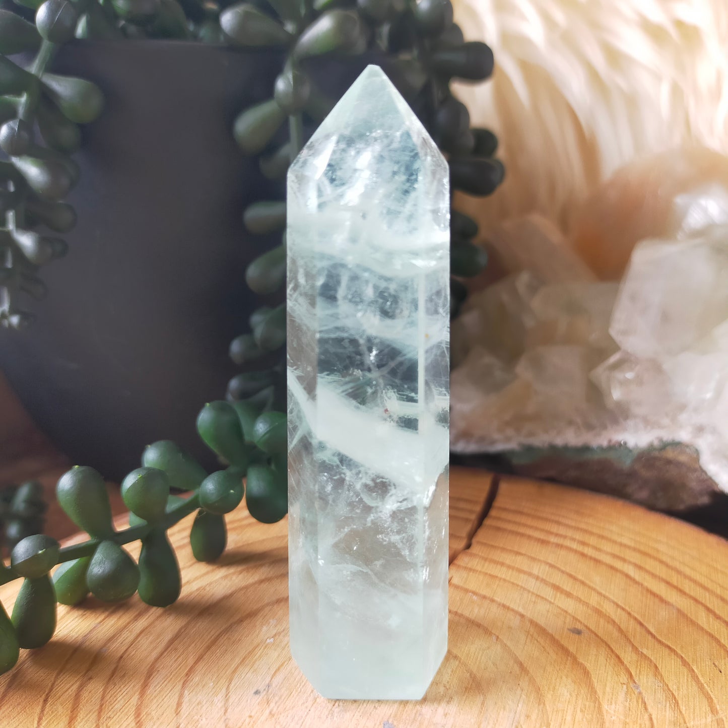 Green Fluorite Points
