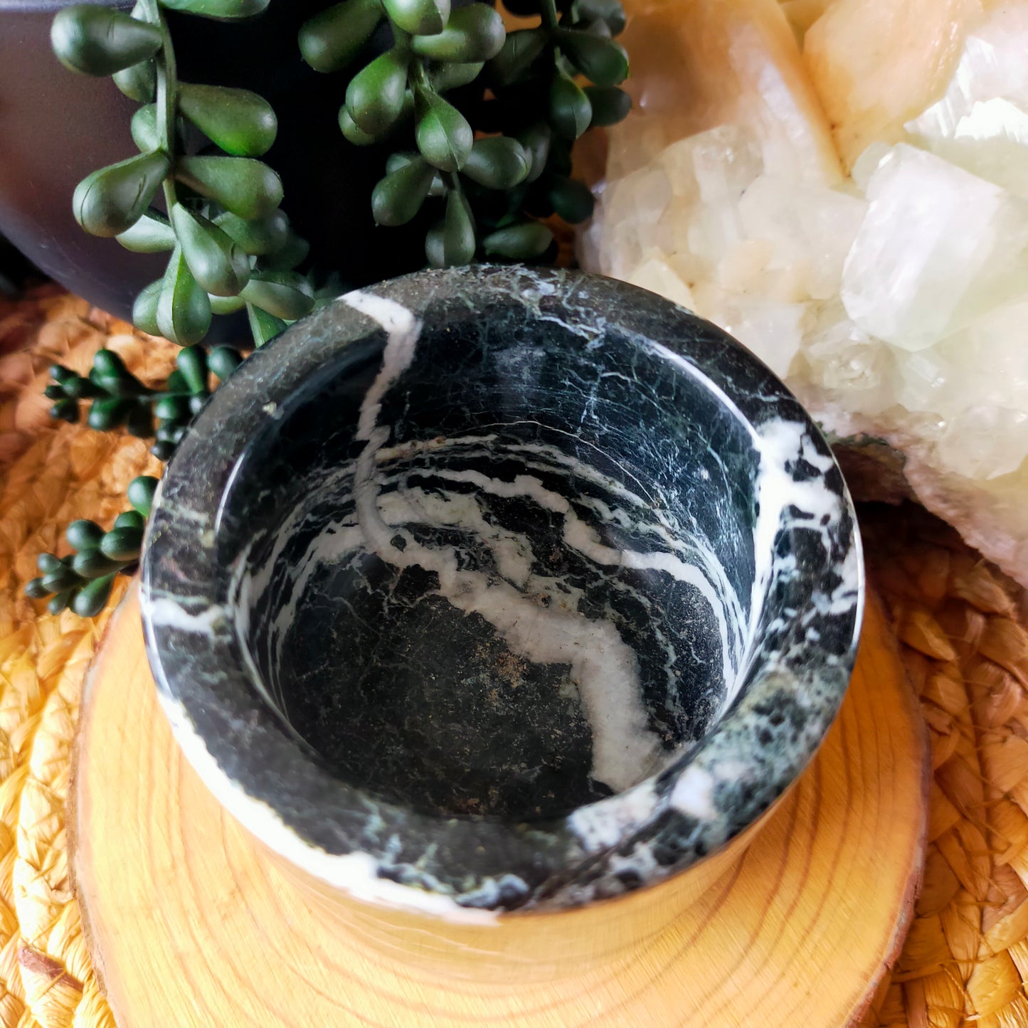 Marble Mortar and Pestle