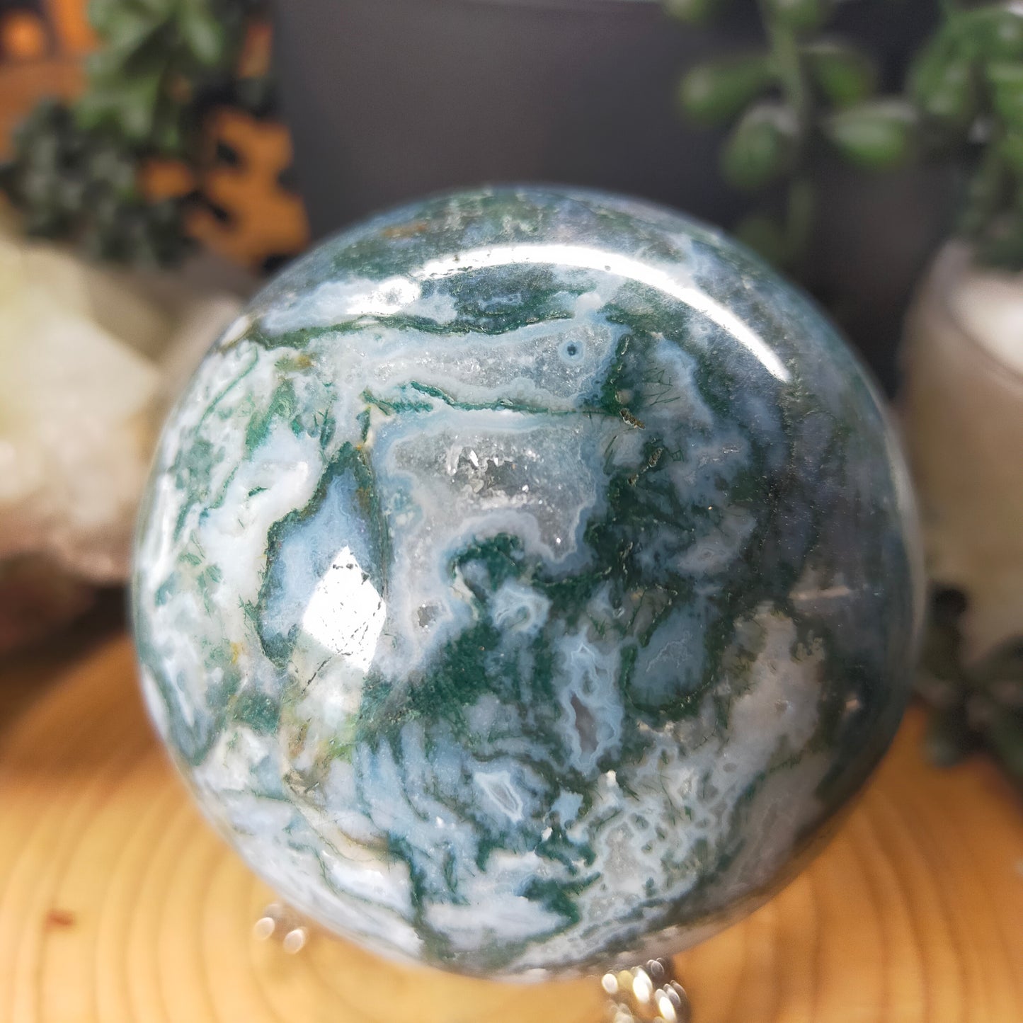 Moss Agate Sphere