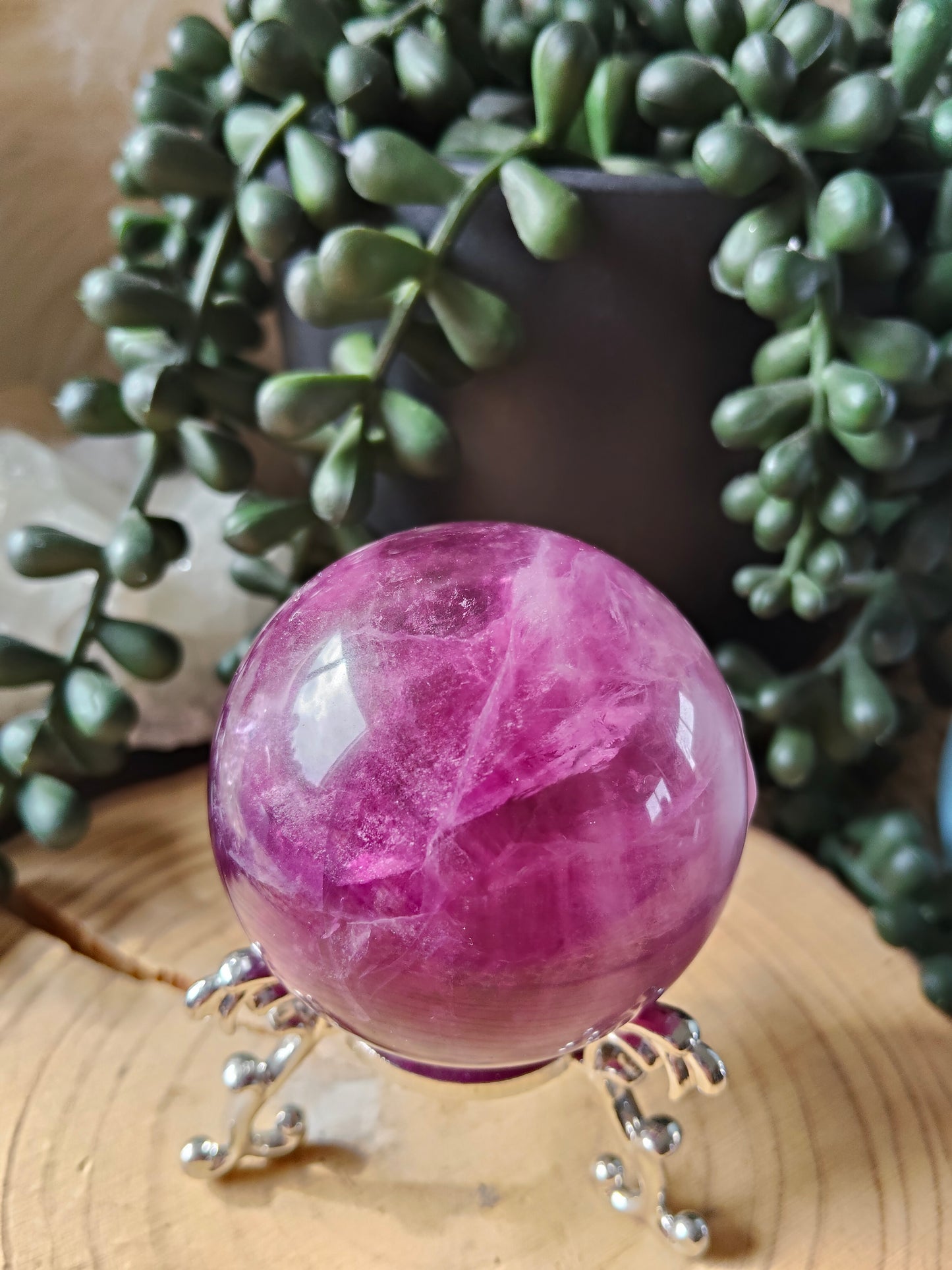 Gorgeous Purple/Pink Fluorite Spheres
