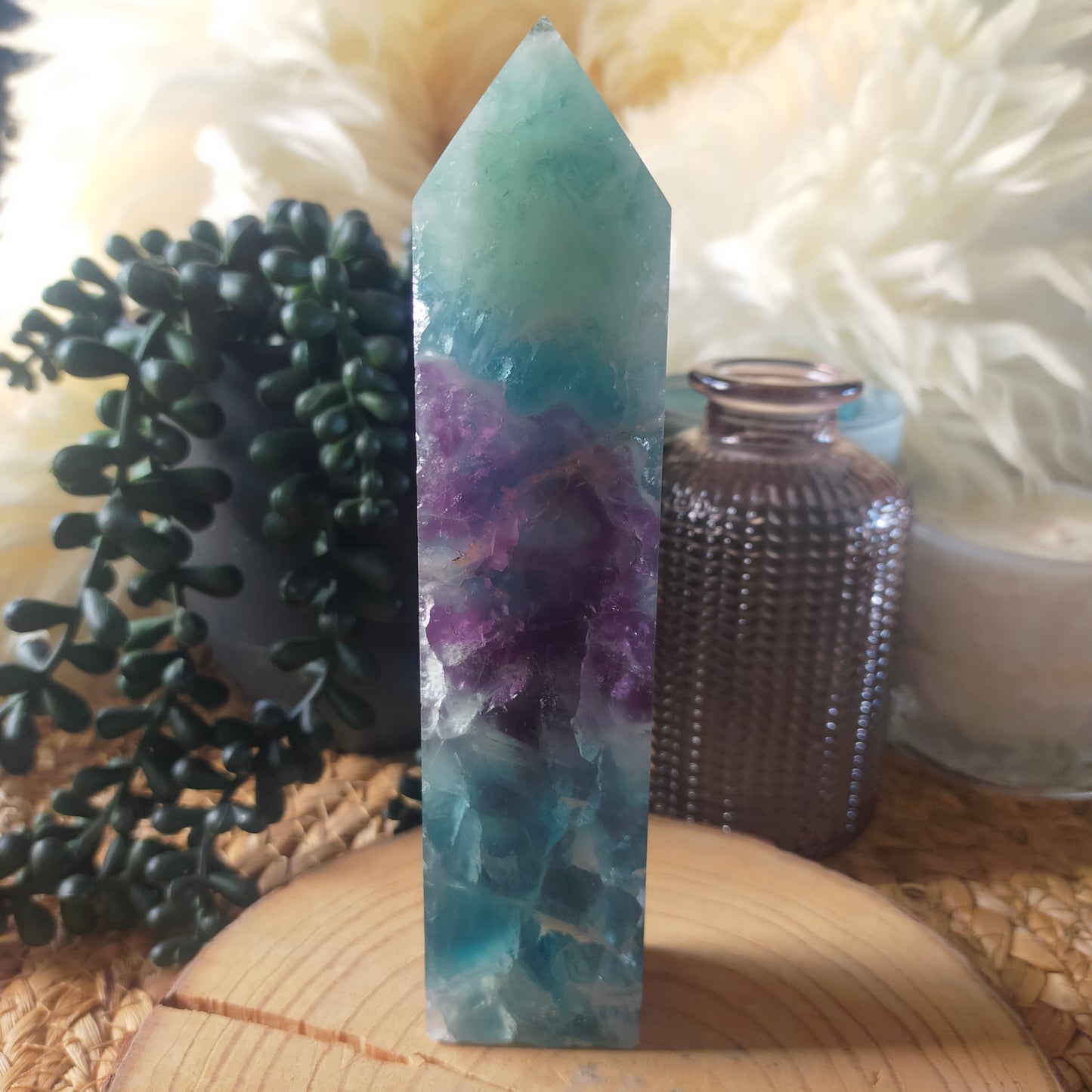 Feather Fluorite Tower